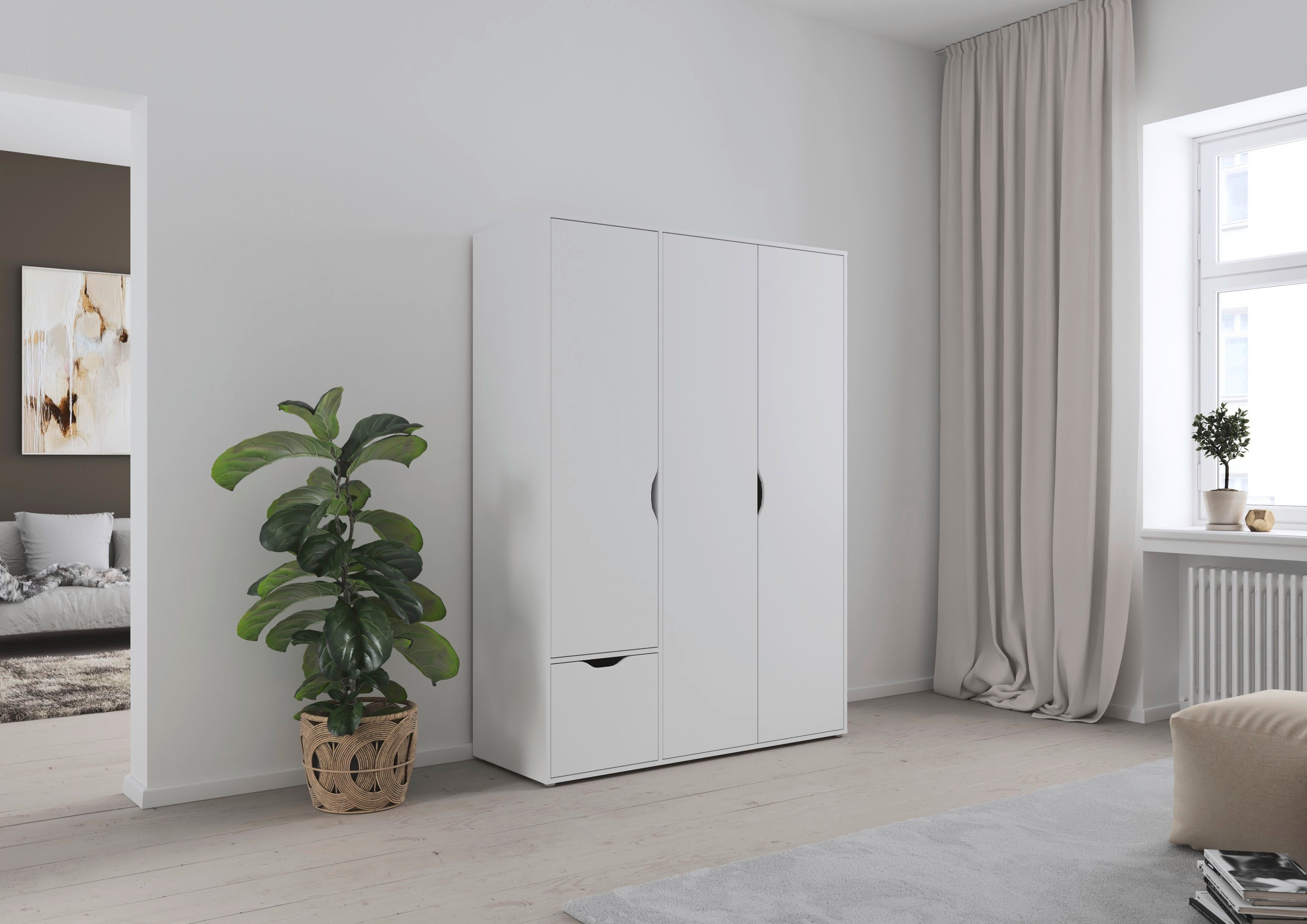 rauch Drehtürenschrank "Kleiderschrank Schrank Garderobe Wäscheschrank NARA günstig online kaufen