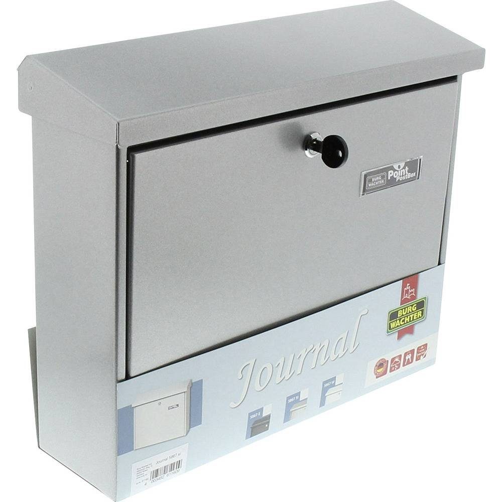 Burg Wächter Briefkasten Stahlblech-Briefkasten Journal 5867 Si 61160