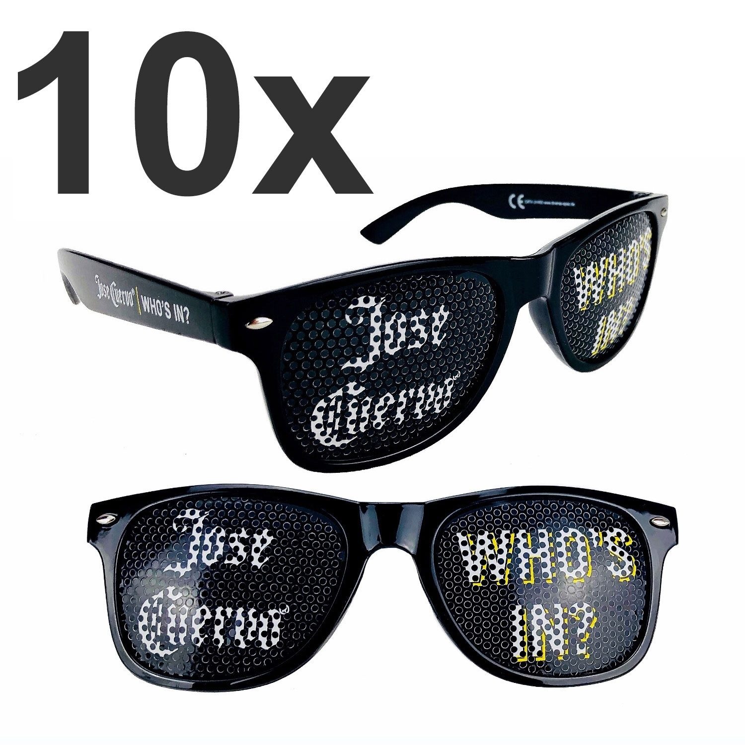 Art Sonnenbrille Jose Cuervo who s In Sonnenbrille Partybrille Nerd Brille Aktion - 10