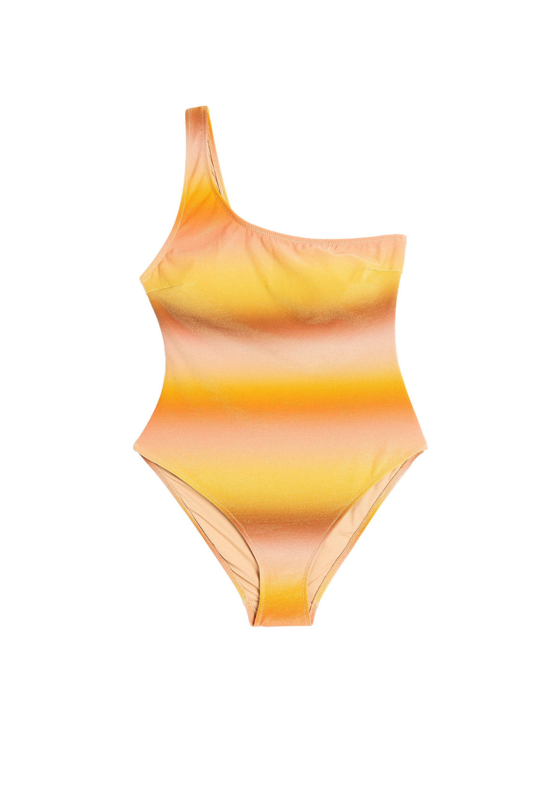 Koton Schwimmanzug Eine Schulter Straight Schwimmanzug