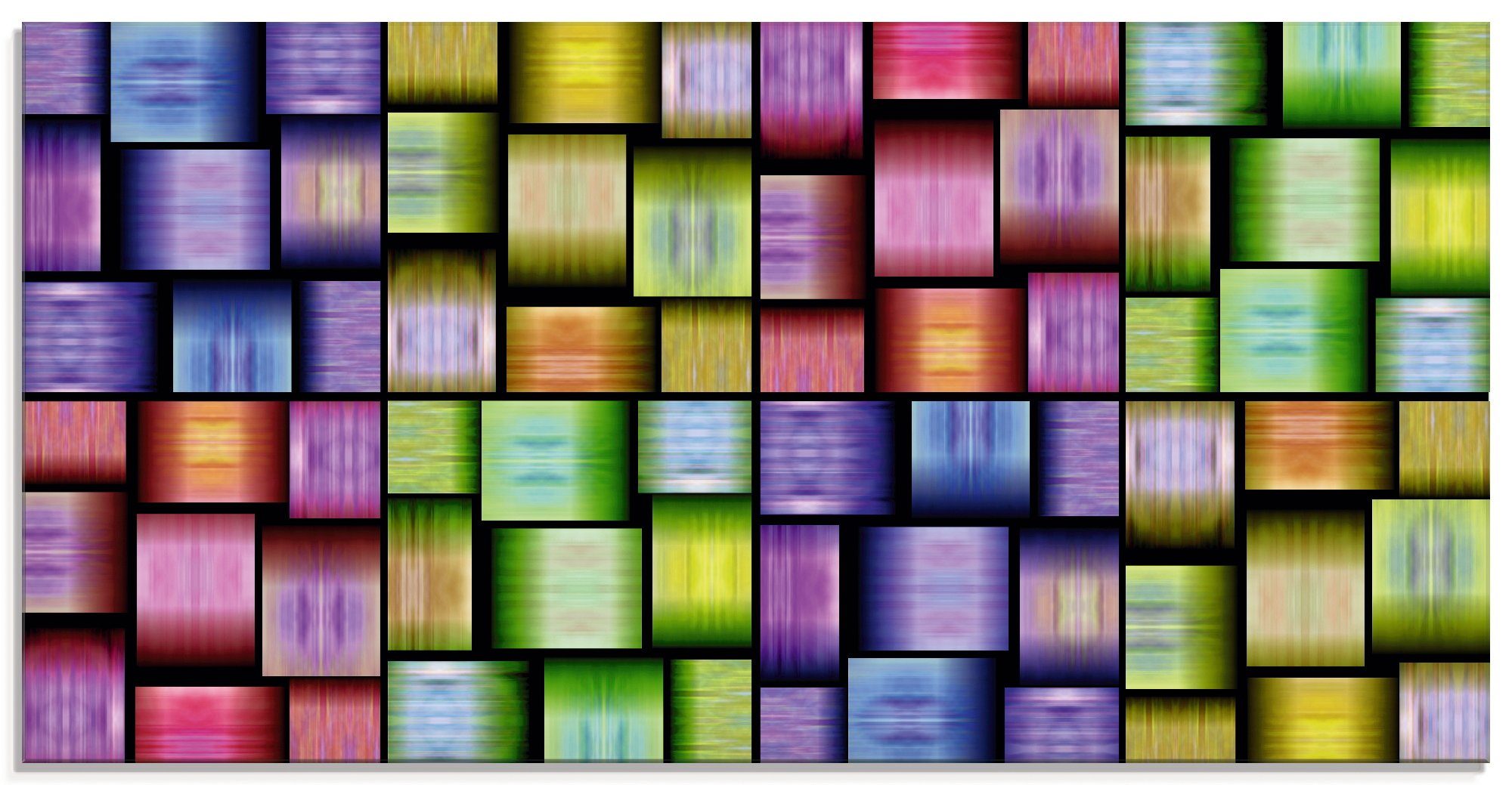 Artland Glasbild Bunte Muster, Muster (1 St), in verschiedenen Größen