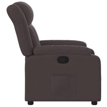 vidaXL Sessel Relaxsessel Dunkelbraun Stoff (1-St)