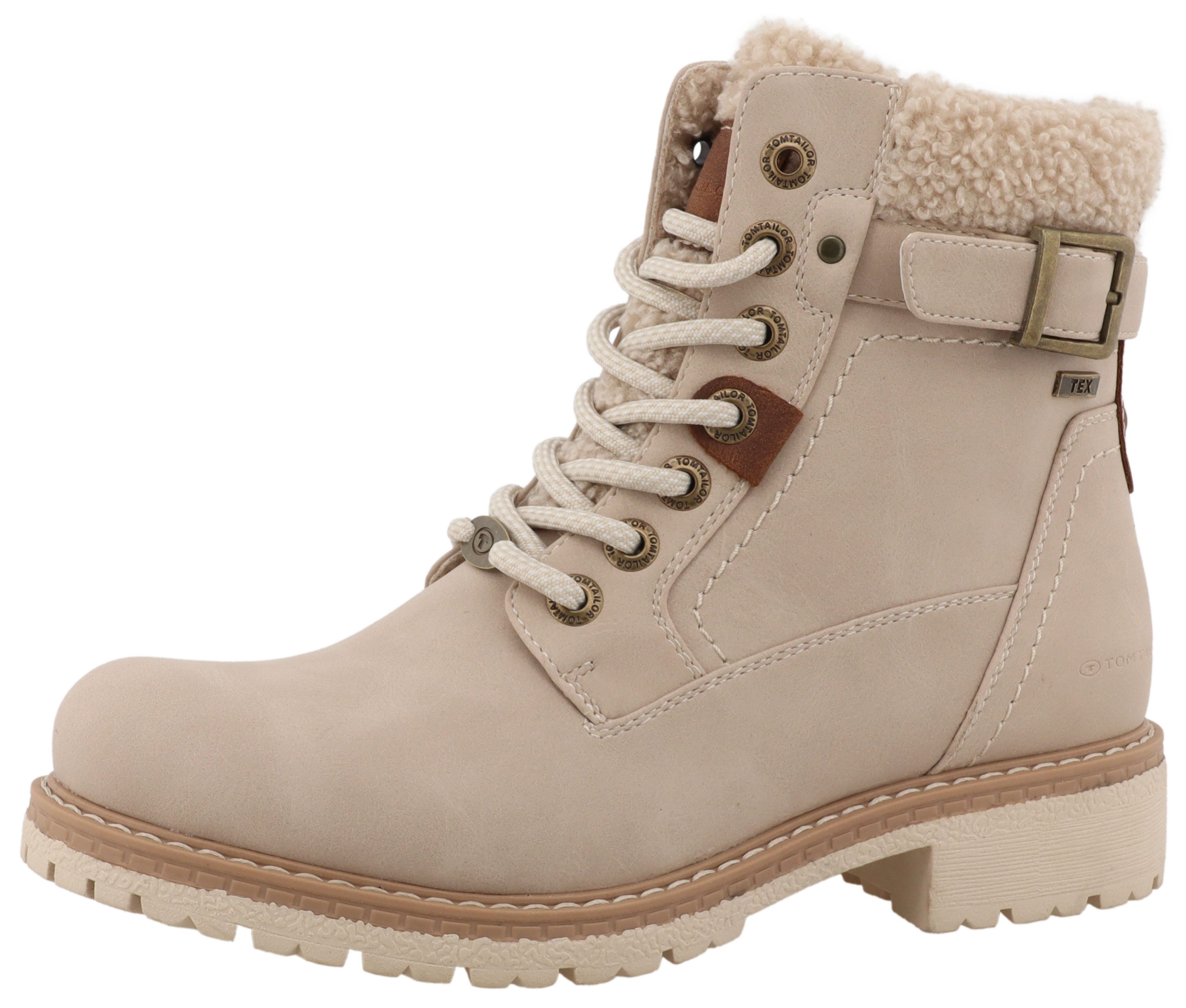 TOM TAILOR Winterboots Workerboots, Hiking Boot mit Blockabsatz günstig online kaufen