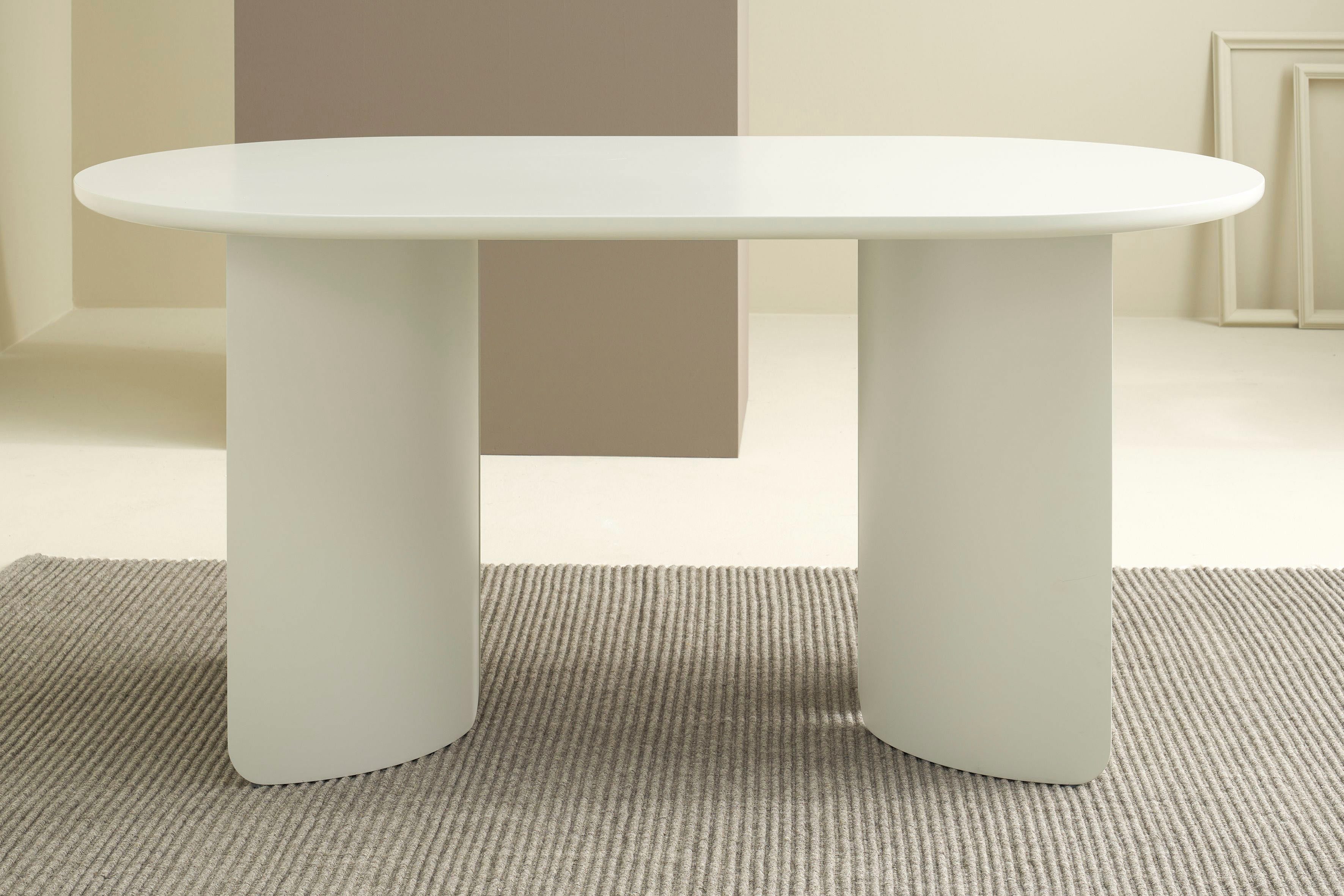 SCHÖNER WOHNEN-Kollektion Esstisch GRIMSTAD (1-St), in 160 cm oder 200 cm, mit variabel montierbarem Untergestell