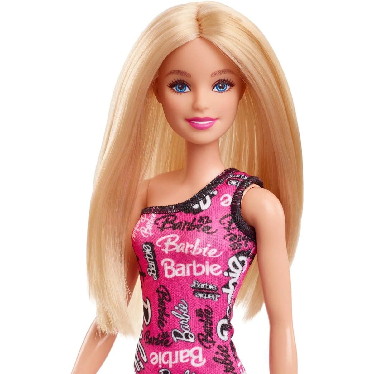 Barbie Anziehpuppe Barbie Fashionistas Puppe – Jubiläumsedition mit pinkem Kleid & blonde