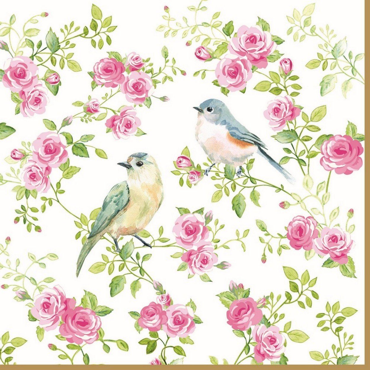 EasyLife Papierserviette 20 Servietten Spring Time 33x33cm, (20 St)