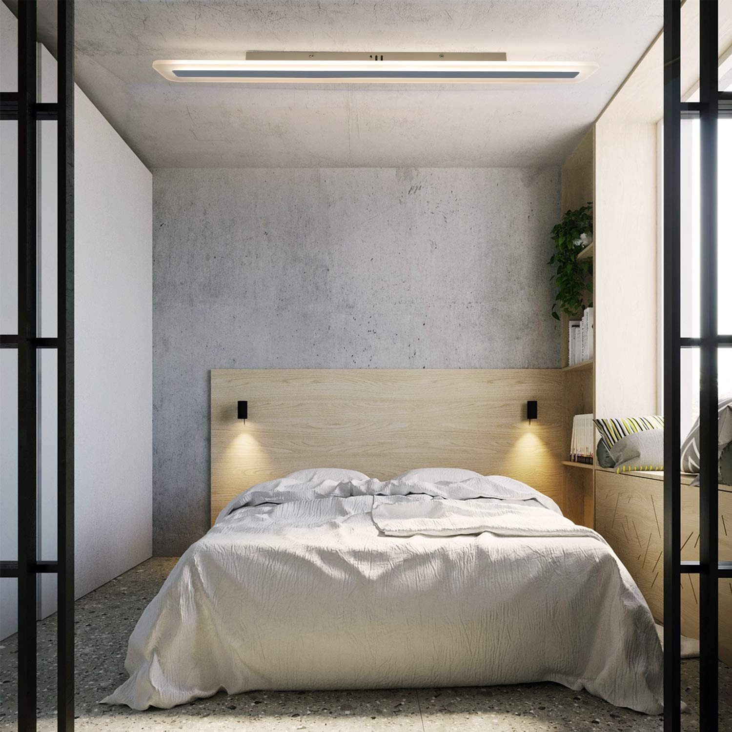 Nettlife LED Deckenleuchte Panel dimmbar mit günstig online kaufen