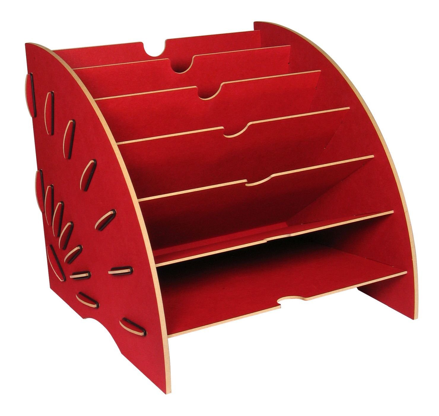 WERKHAUS® Aufbewahrungsbox Werkhaus - Magazin Rot Ablage Briefablage Zeitschriften Zeitungs