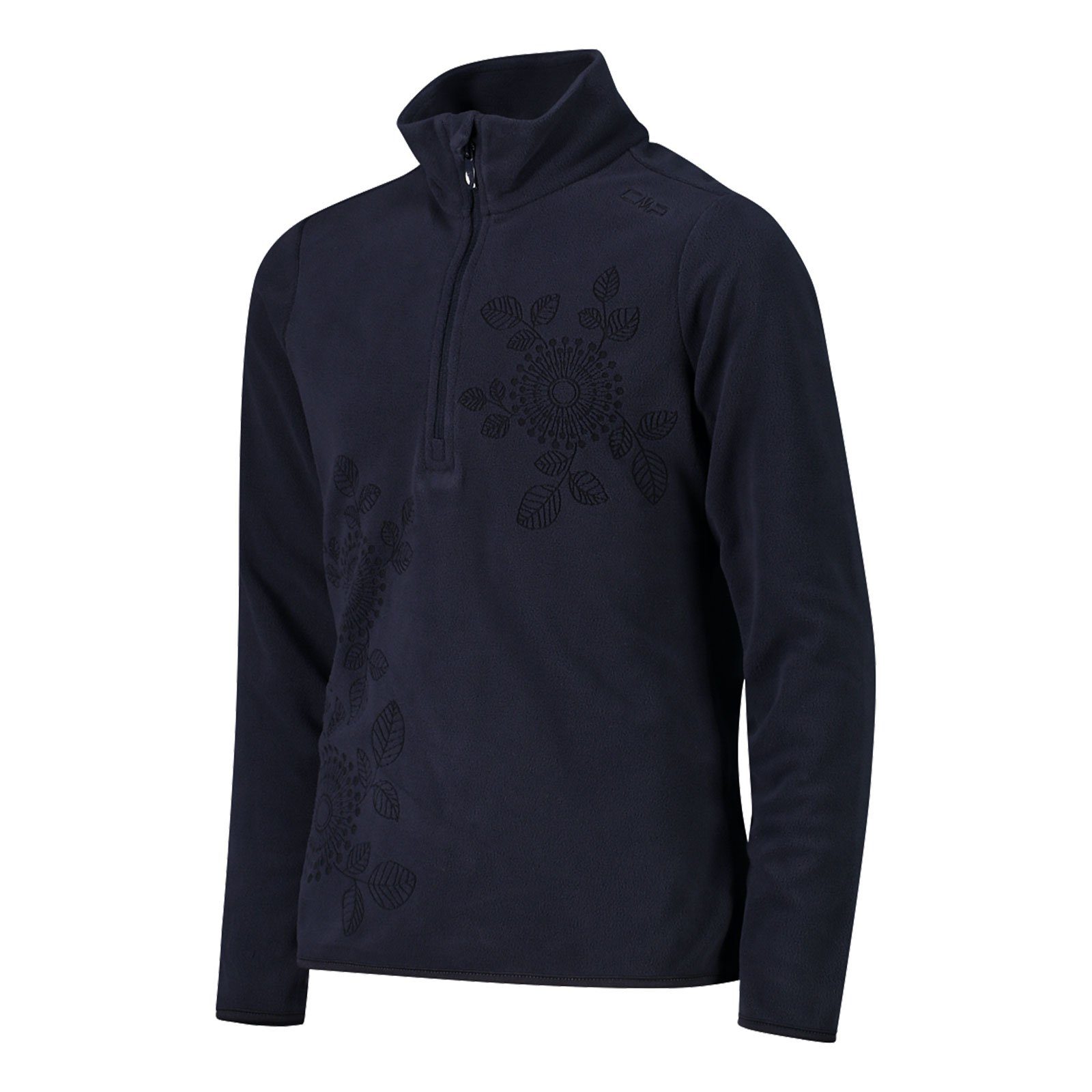 Arctic Stehkragenpullover mit CMP Fleece black G Zip Sweat blue N950 Half Kid