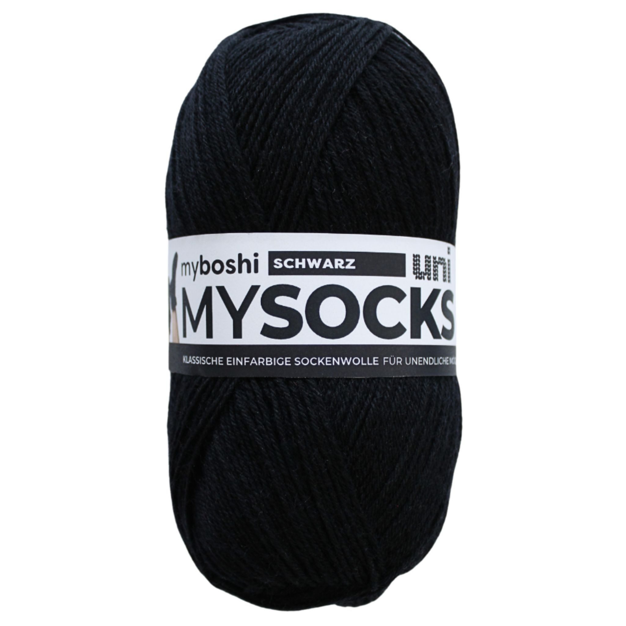 myboshi mysocks uni einfarbige Sockenwolle, 4-fädig, weich Häkelwolle, 420 m (1-St), Uni