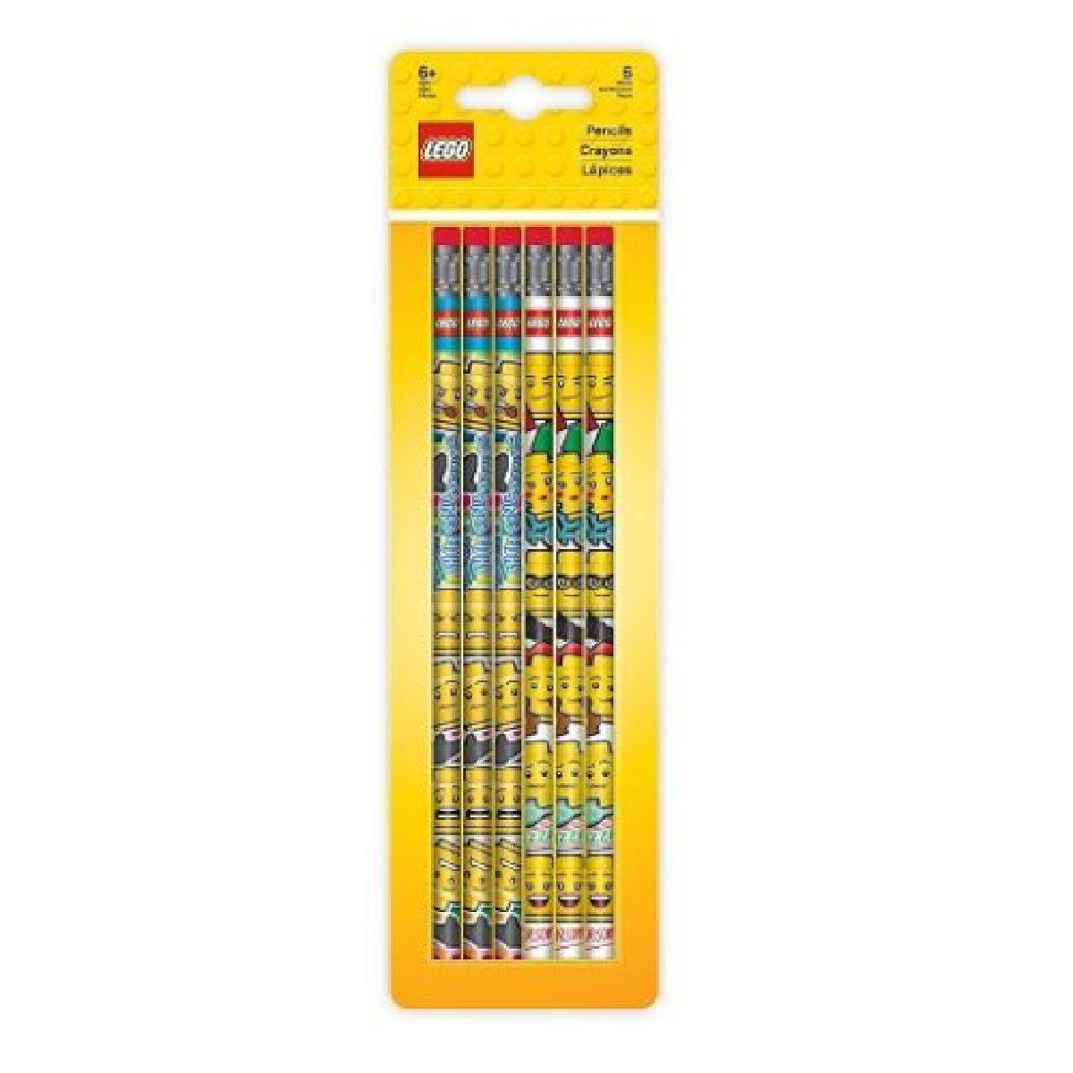 LEGO® Malstift Schreib-Set (Radiergummis, Bleistifte, Notizbuch)
