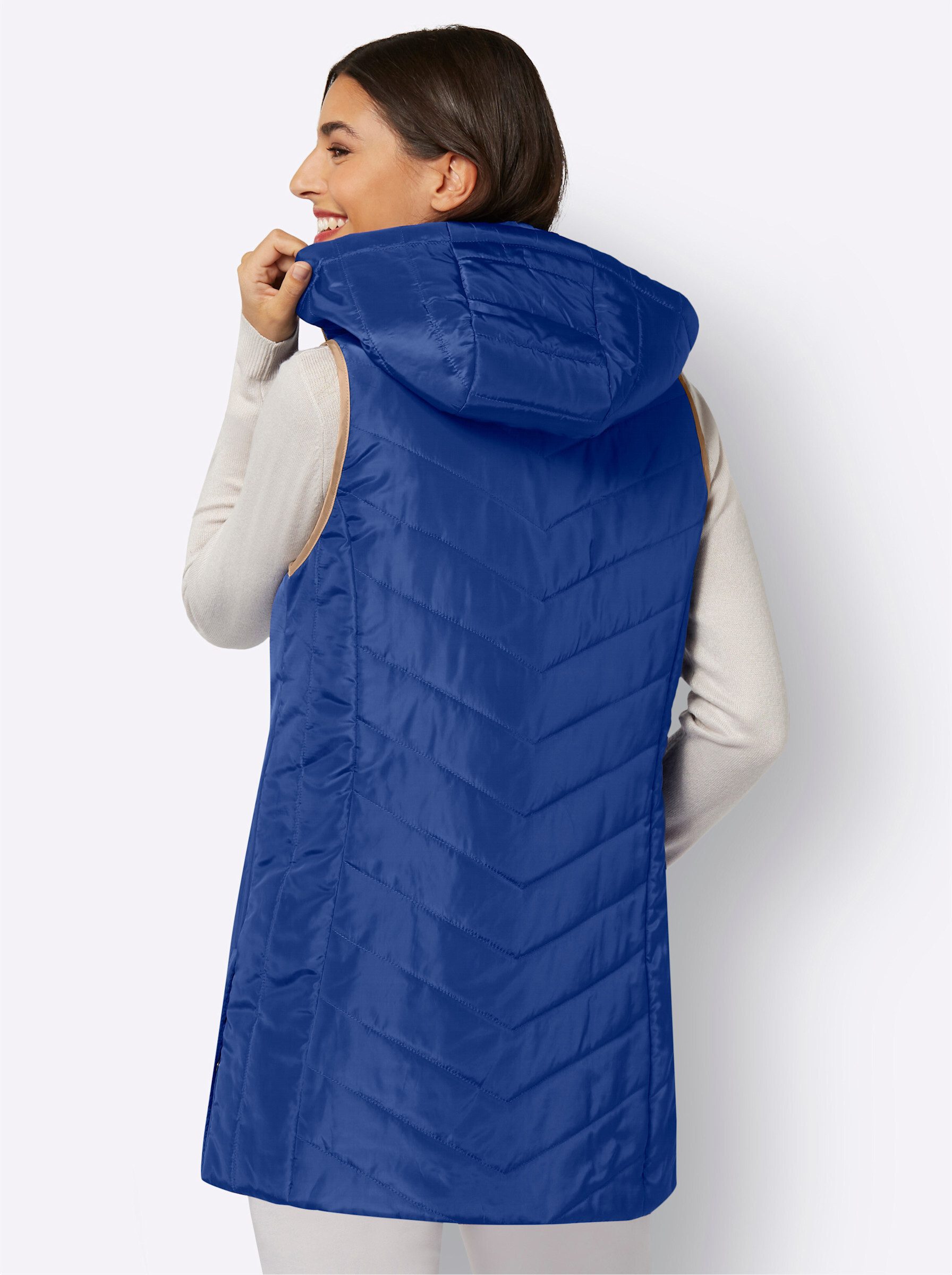 Sieh an! Jerseyweste Longweste günstig online kaufen