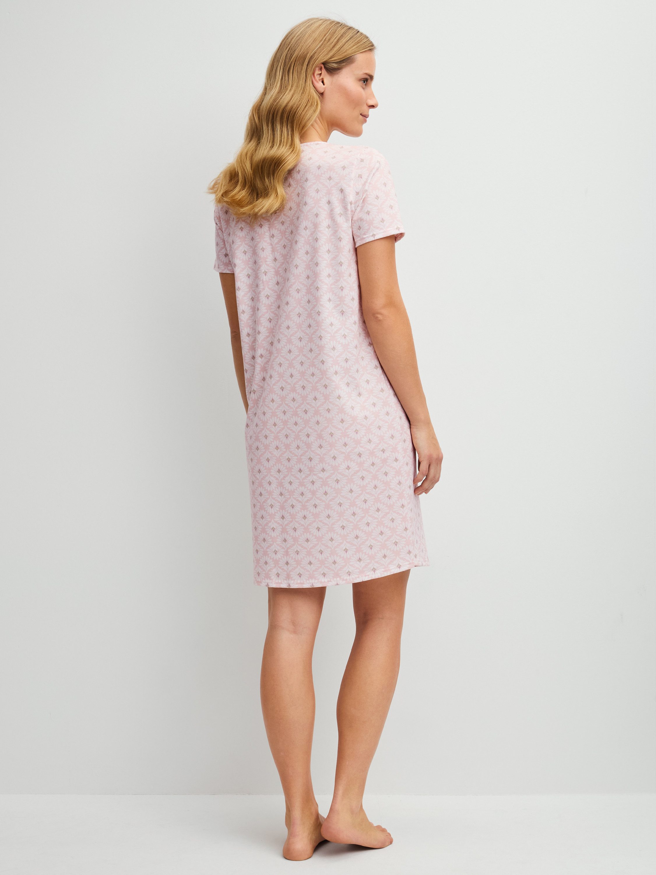 CALIDA Nachthemd Cotton Special Damen (1-tlg) aus Bio Baumwolle, temperaturregulierend, pflegeleicht, Länge 95cm