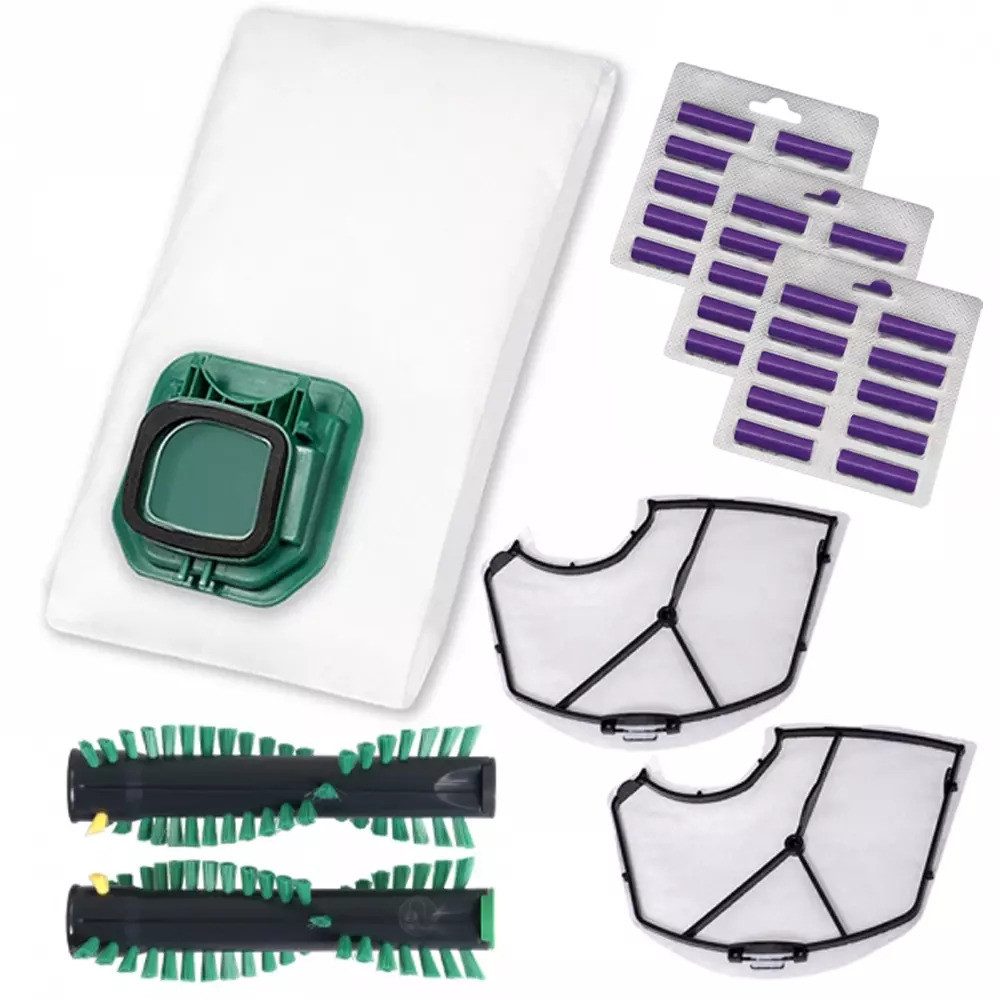 Staubsaugerbeutel Bürsten Filter passend für Vorwerk Kobold VK140 150 mit EB 360 370