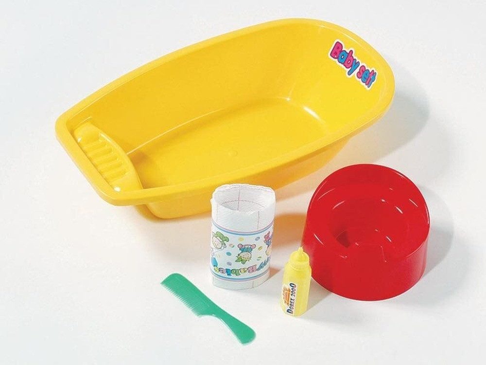 Dohany Puppen Badewanne DOHNY Puppenschale mit Zubehör