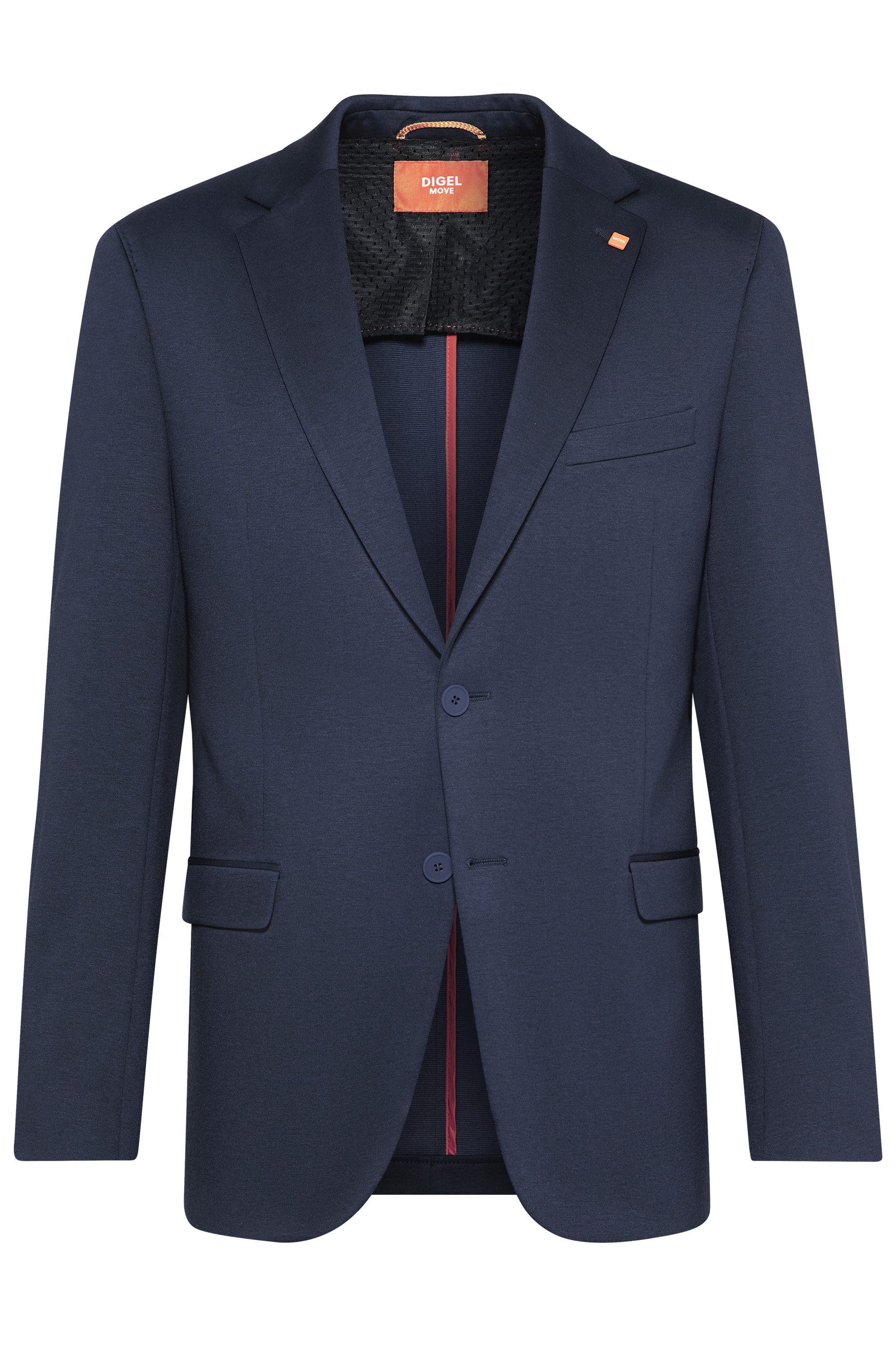 Digel Anzugsakko Anello-ST (1-tlg., Polyester-Viskosemix) Touching Buttons, Abnehmbarer Revers-Pin