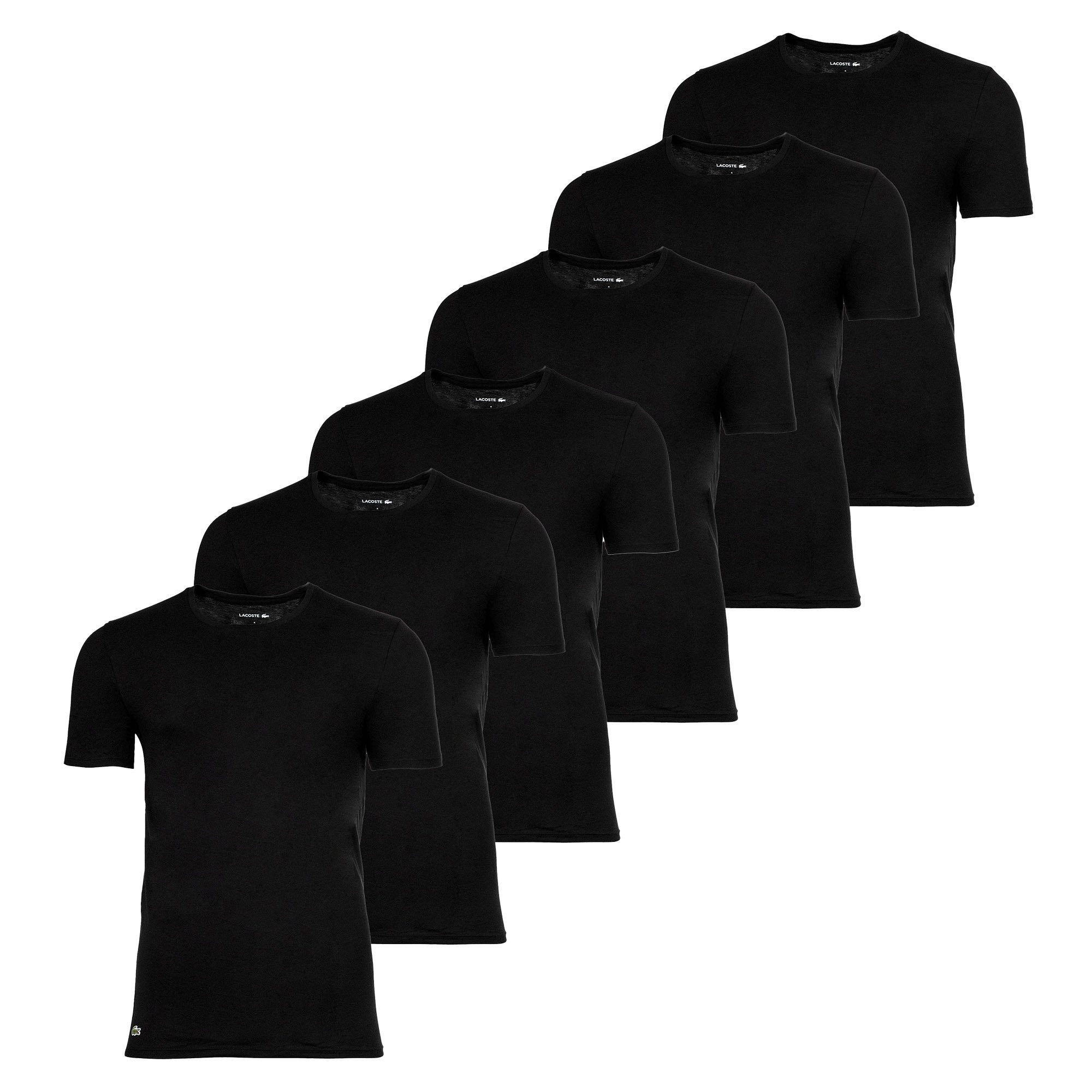 Lacoste T-Shirt Herren T-Shirt 6er Pack Baumwolle (Packung, 6er Pack) günstig online kaufen