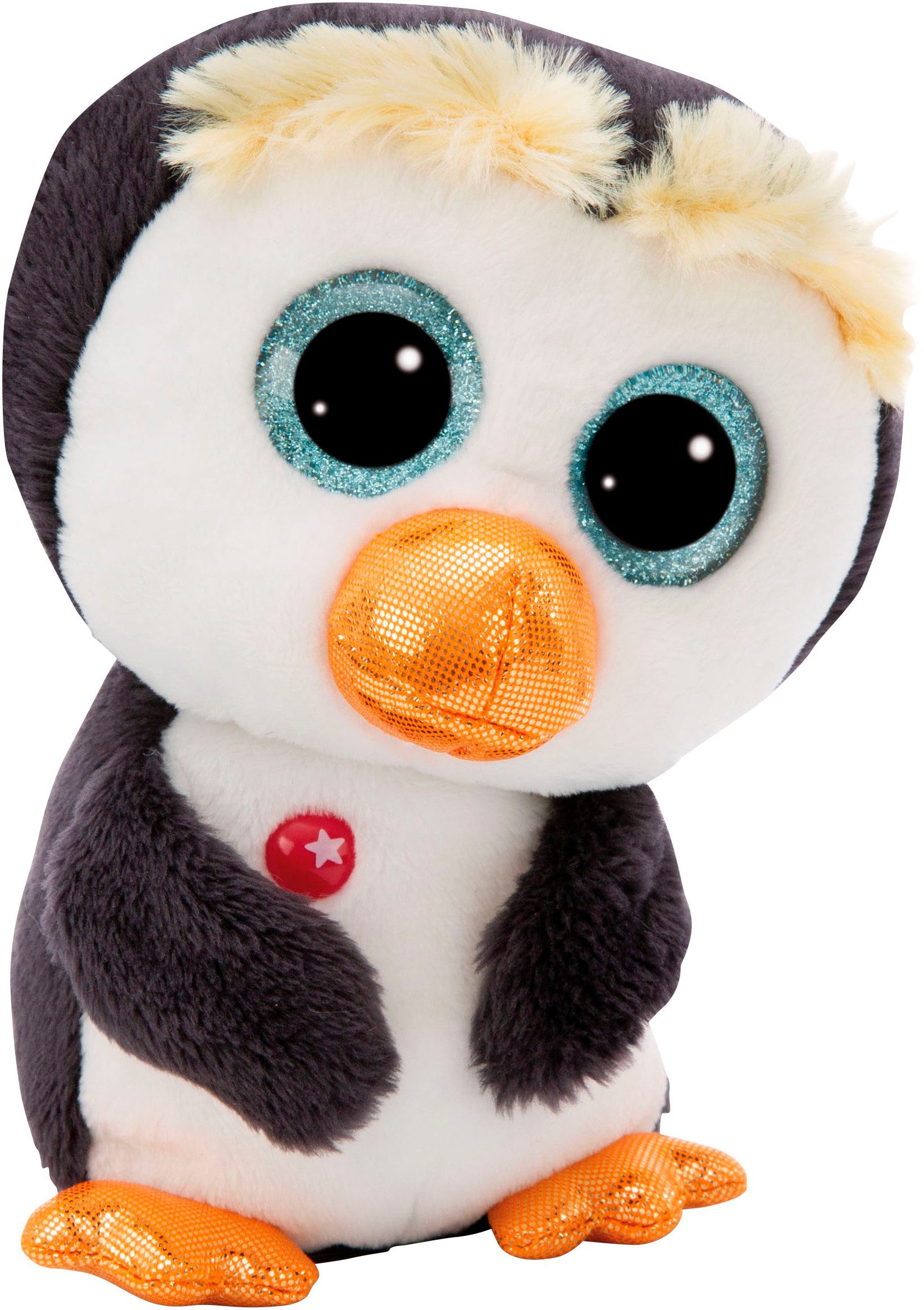 Kuscheltier Glubschis, Pinguin Prince Nigu, 15 cm