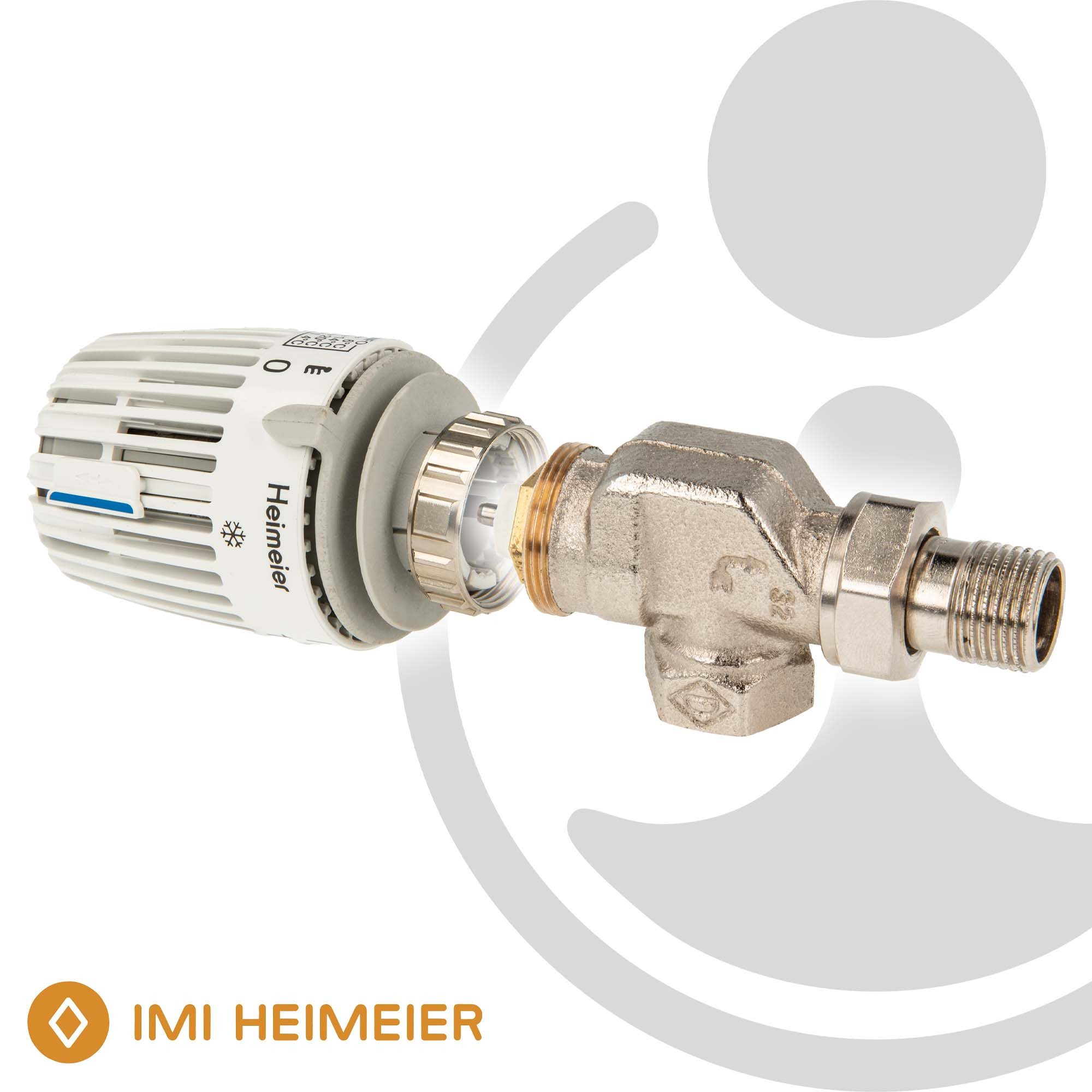 tecuro Heizkörperthermostat Kombi-Set Thermostatkopf K mit günstig online kaufen