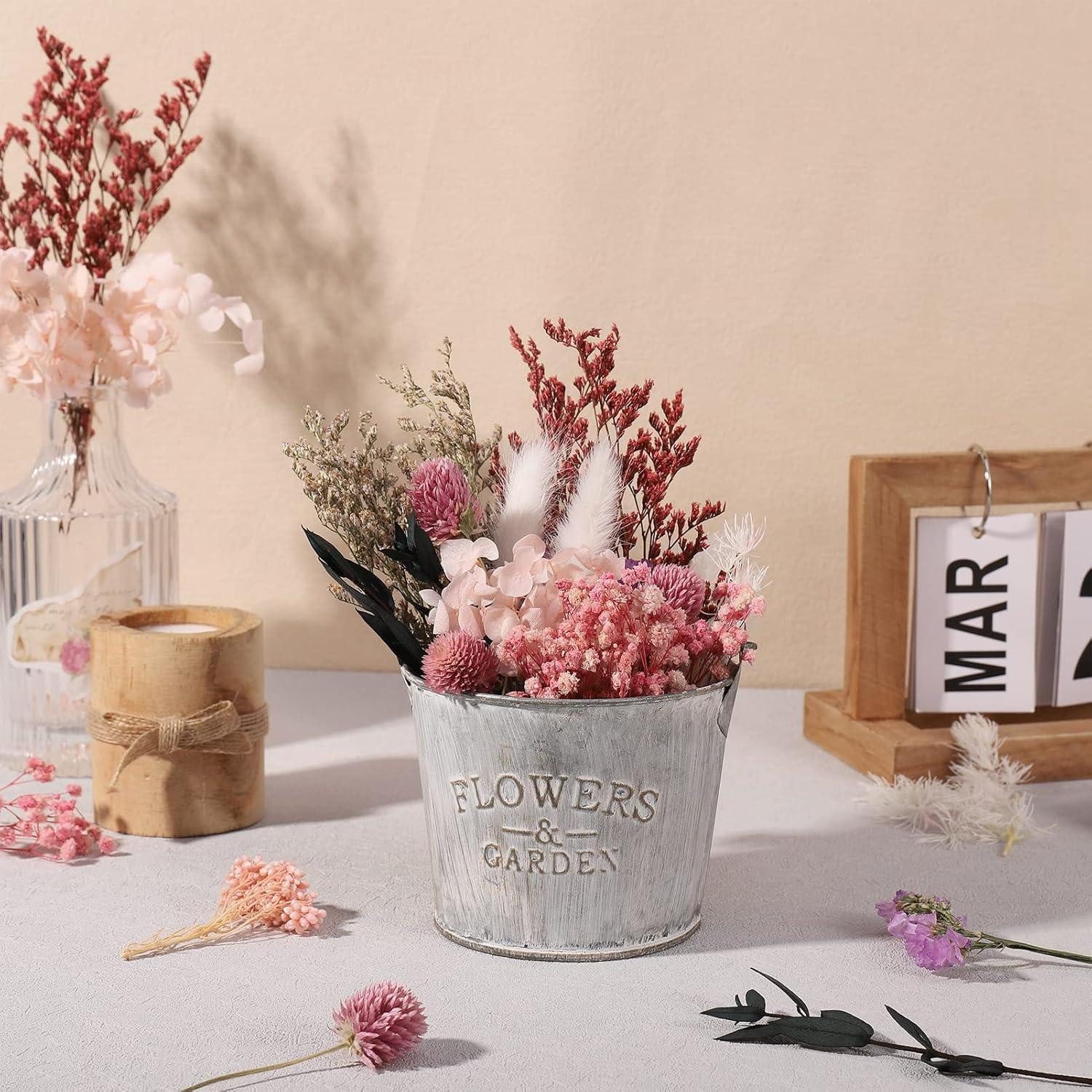 Trockenblume Getrocknete Blumen gemischt für DIY-Projekte & Bastelarbeiten, LuxusKollektion – Bild 4 von 5