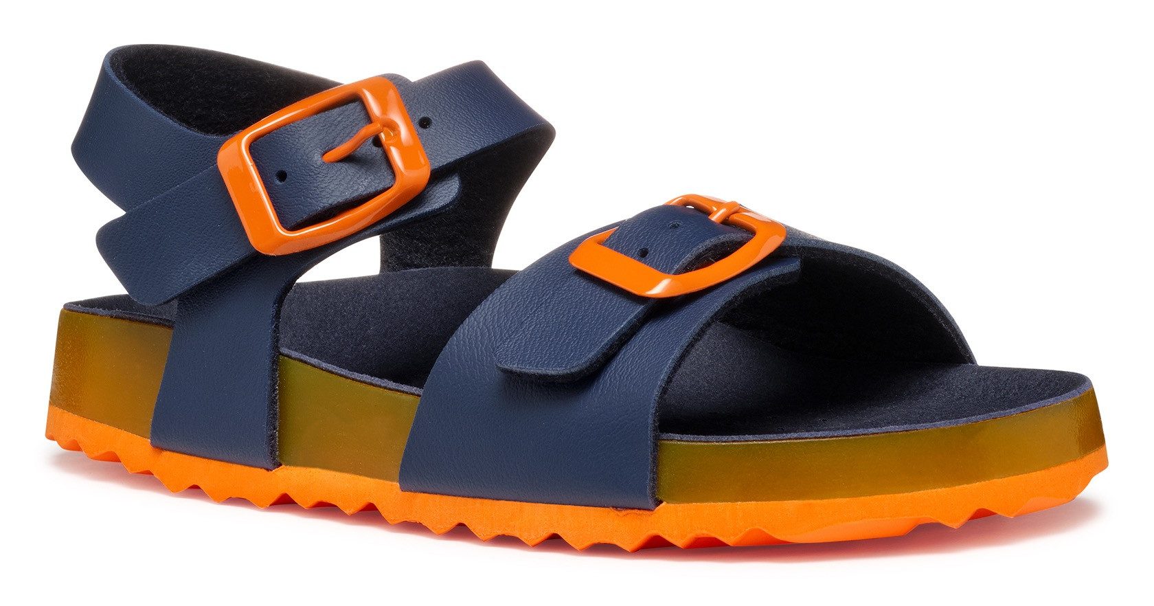Geox J GHITA BOY Sandale, Sommerschuh, Schnallenschuh mit Fußbett