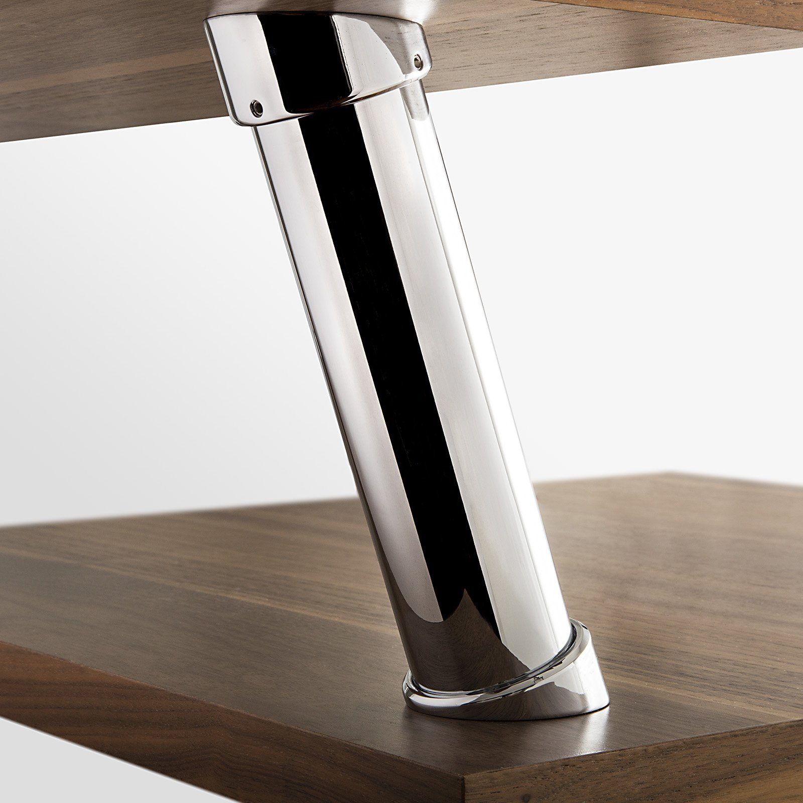 SO-TECH® Tischaufsatz Barkonsole schräg 21°, (1-St), Höhe 200 mm / Ø 50 mm Chrom poliert
