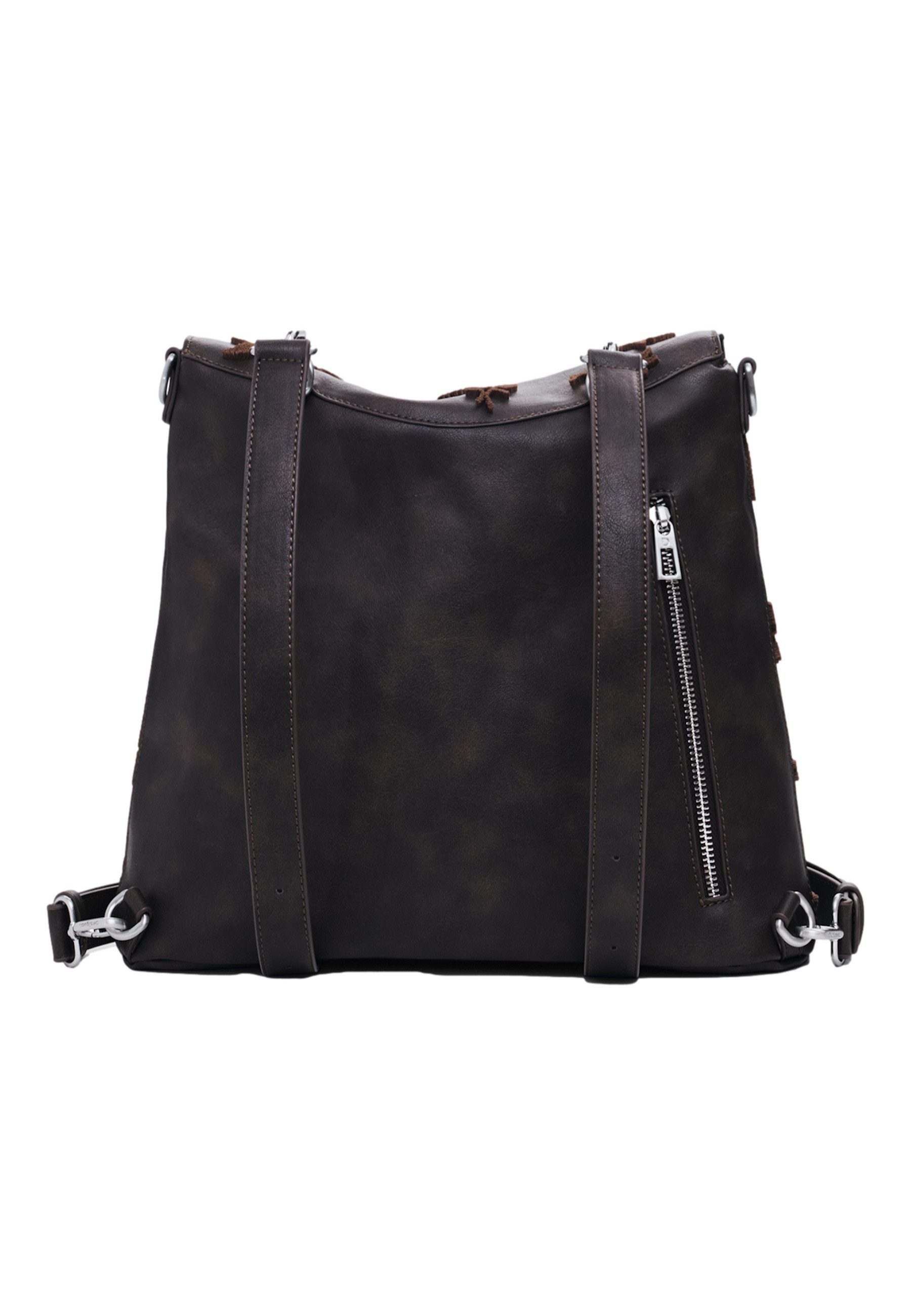 Desigual Rucksack Rucksack STENCIL FLOCADO JERSEY 2.0 MINI Backpack (1-tlg)