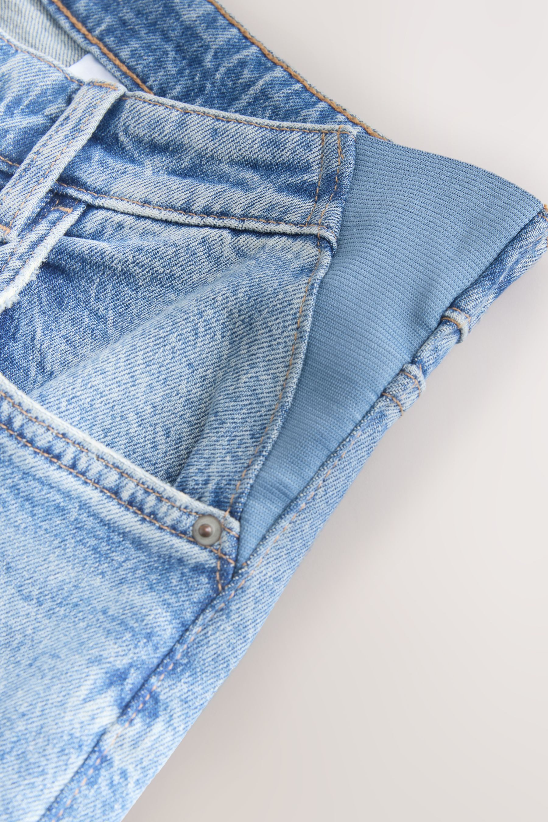 Next Weite Jeans Denim-Jeans mit weitem Bein, Umstandsmode (1-tlg) – Bild 3 von 5