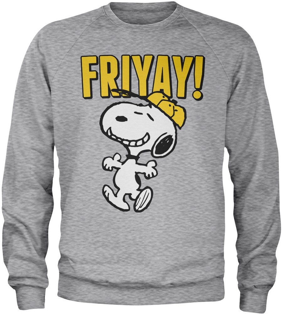 PEANUTS Worldwide LLC Rundhalspullover Snoopy Friyay Sweatshirt günstig online kaufen