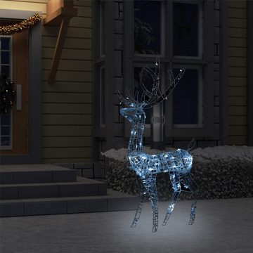 vidaXL Dekolicht Rentier Weihnachtsdekoration Acryl 140 LEDs 120 cm Kaltweiß