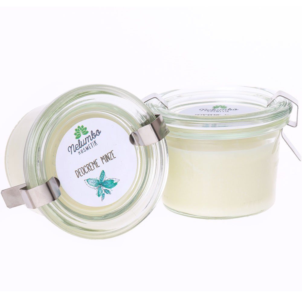 Nelumbo Kosmetik Deo-Creme Deocreme Minze, 60 g