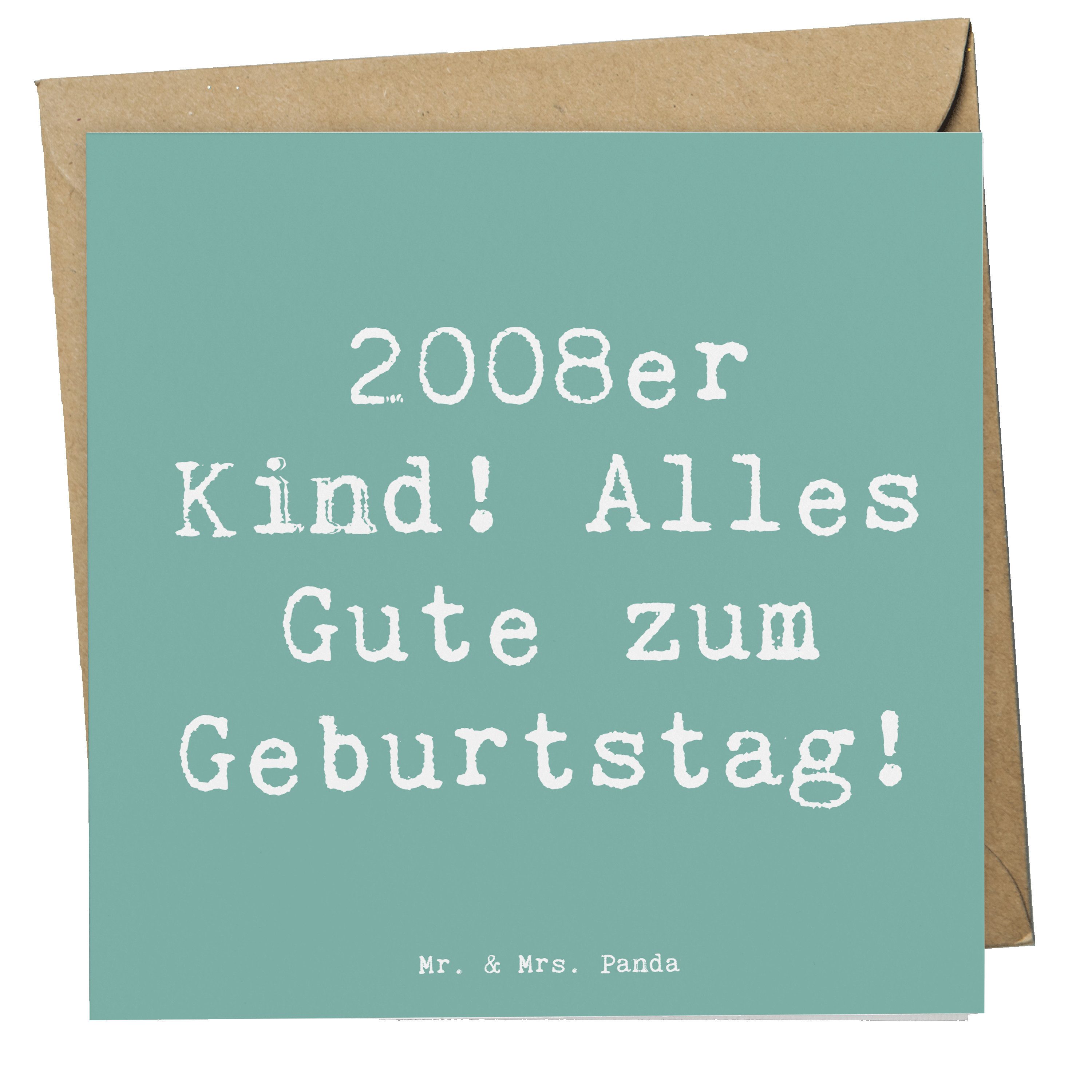 Grußkarte 2008 Geburtstag - Meeresbrise - Geschenk, Geburtstagsmotto, Glückwuns