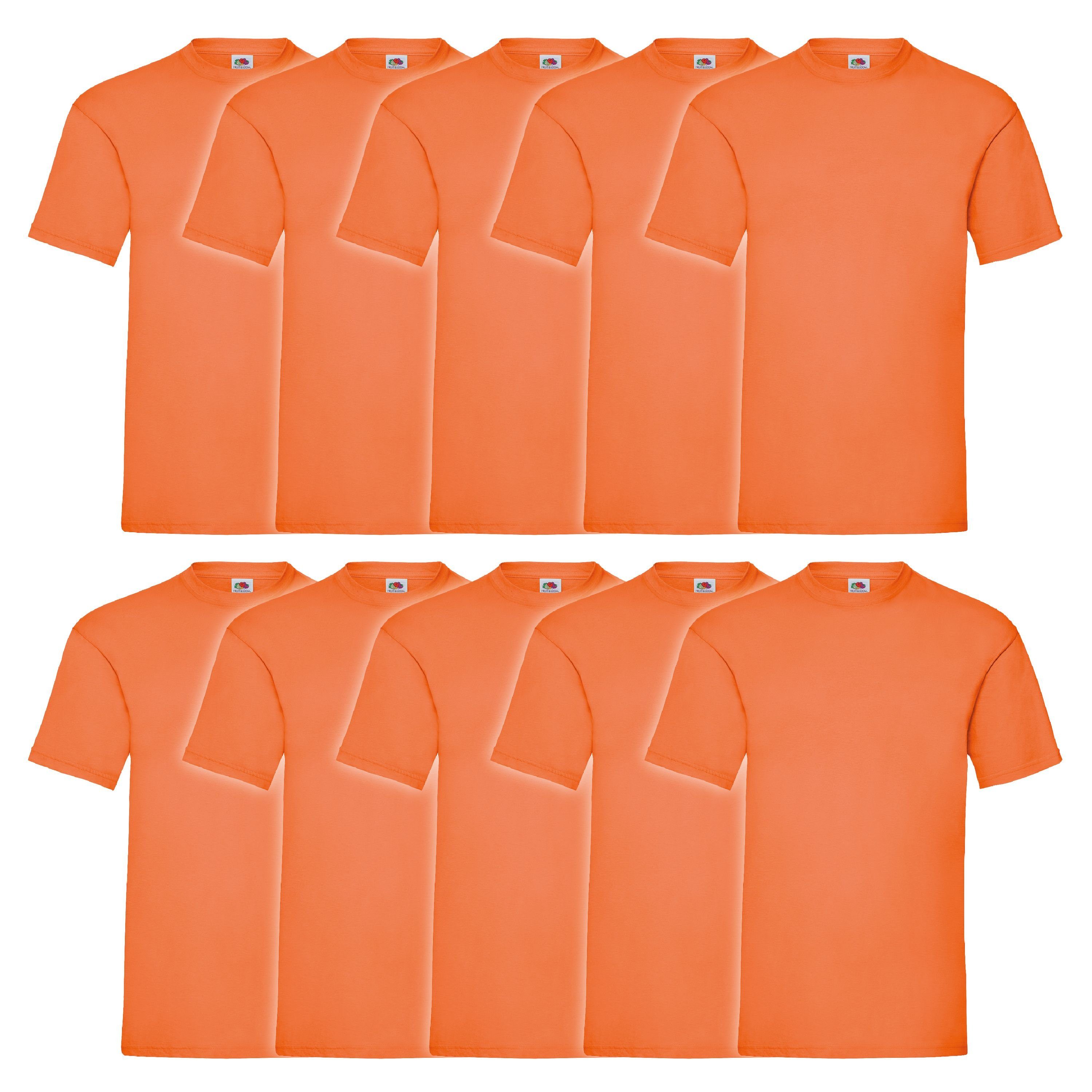 Fruit of the Loom Rundhalsshirt Valueweight T-Shirt orange | Rundhalsshirts