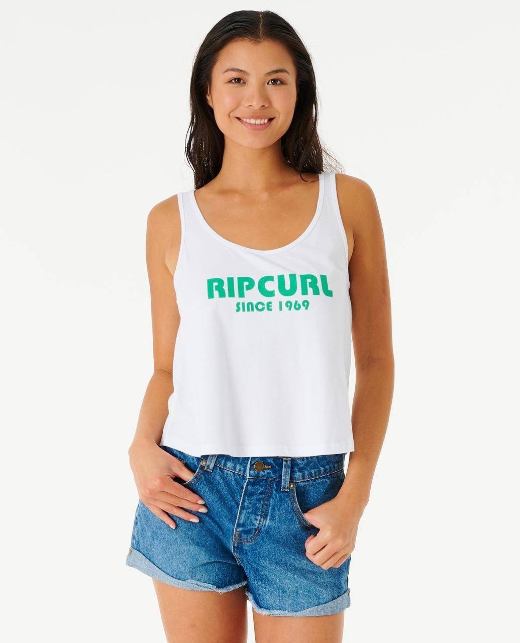 Rip Curl Tanktop Icons Of Pump Surf Muskelshirt Font