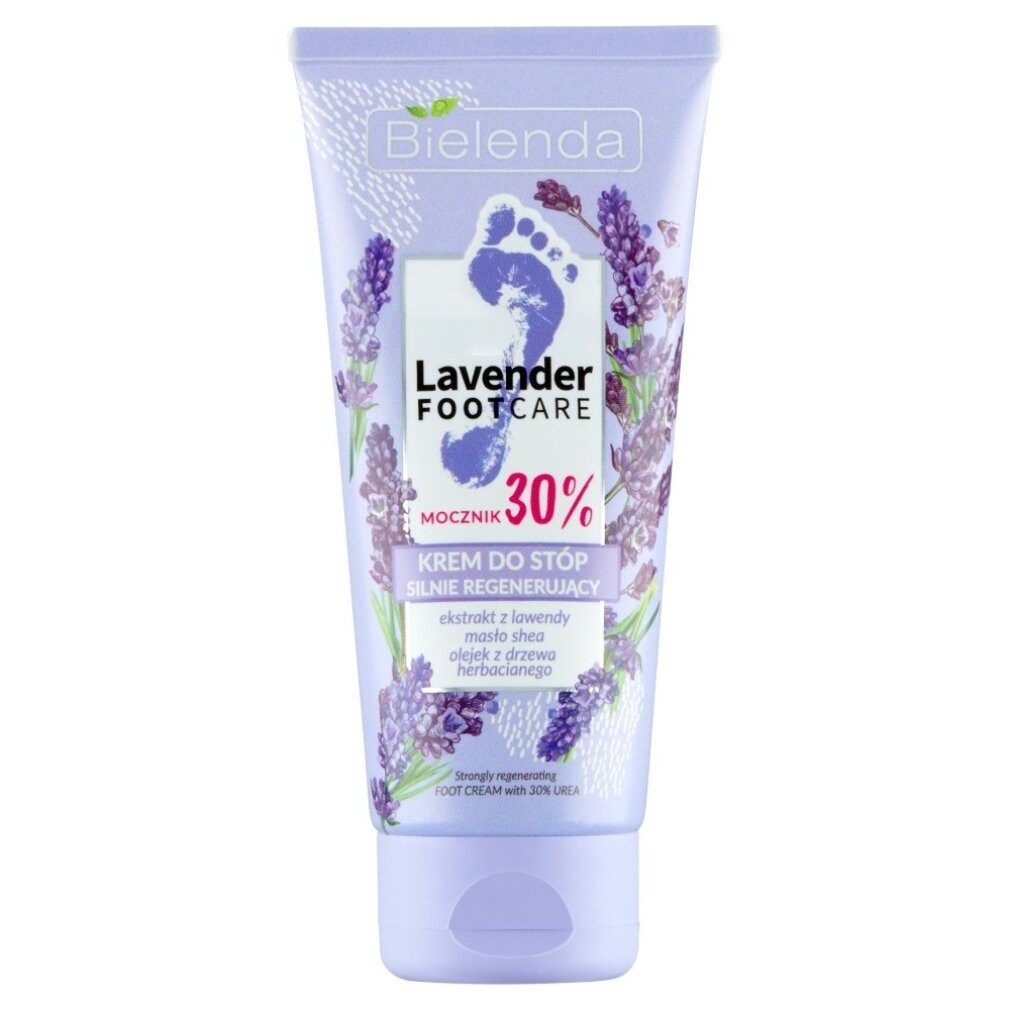 Bielenda Fußcreme Lavendel Fußpflege Stark regenerierende Fußcreme - Urea 30%