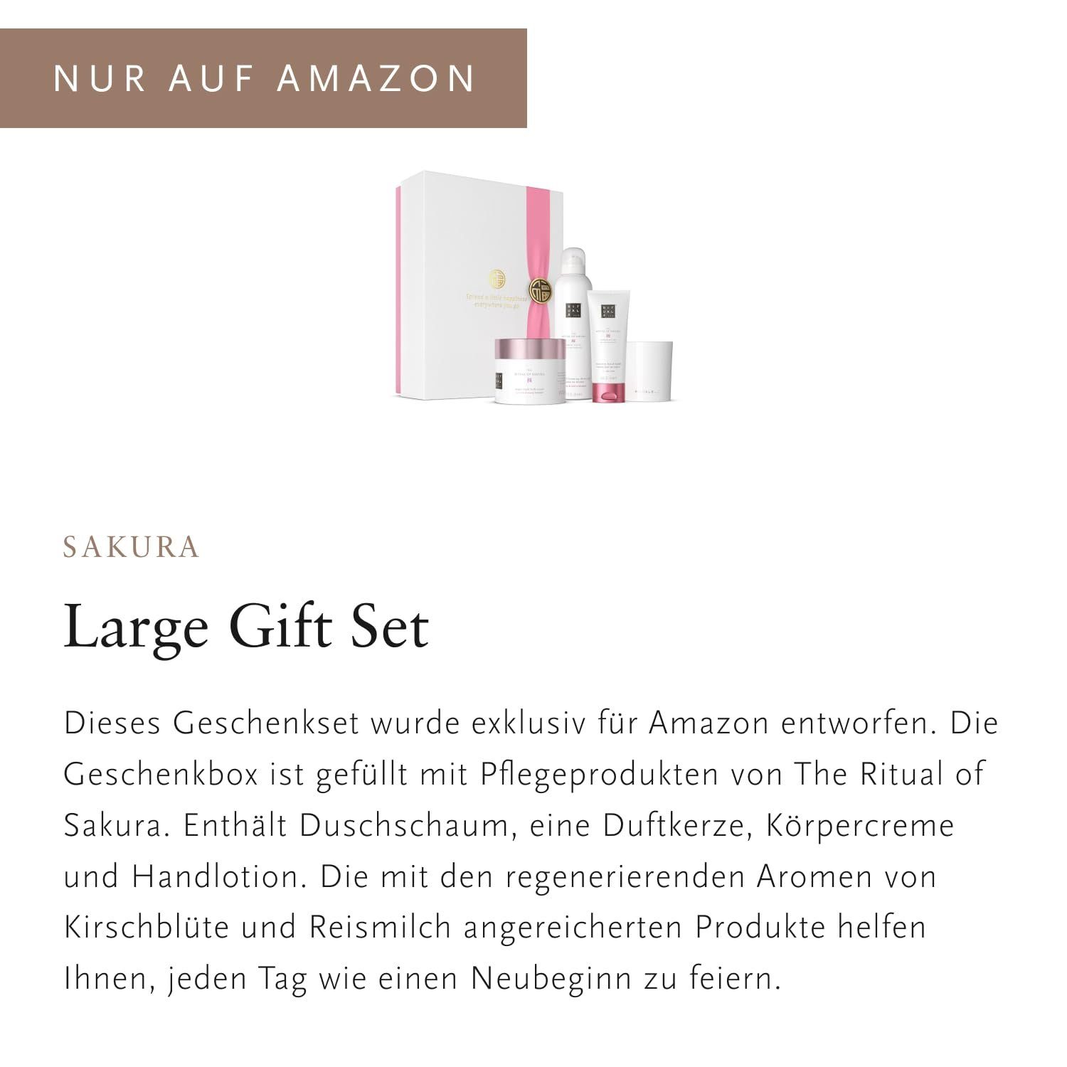 The Geschenkset mit Adventskalender, Produkten Ritual – Sakura, 4 Geschenkbox L of Rituals