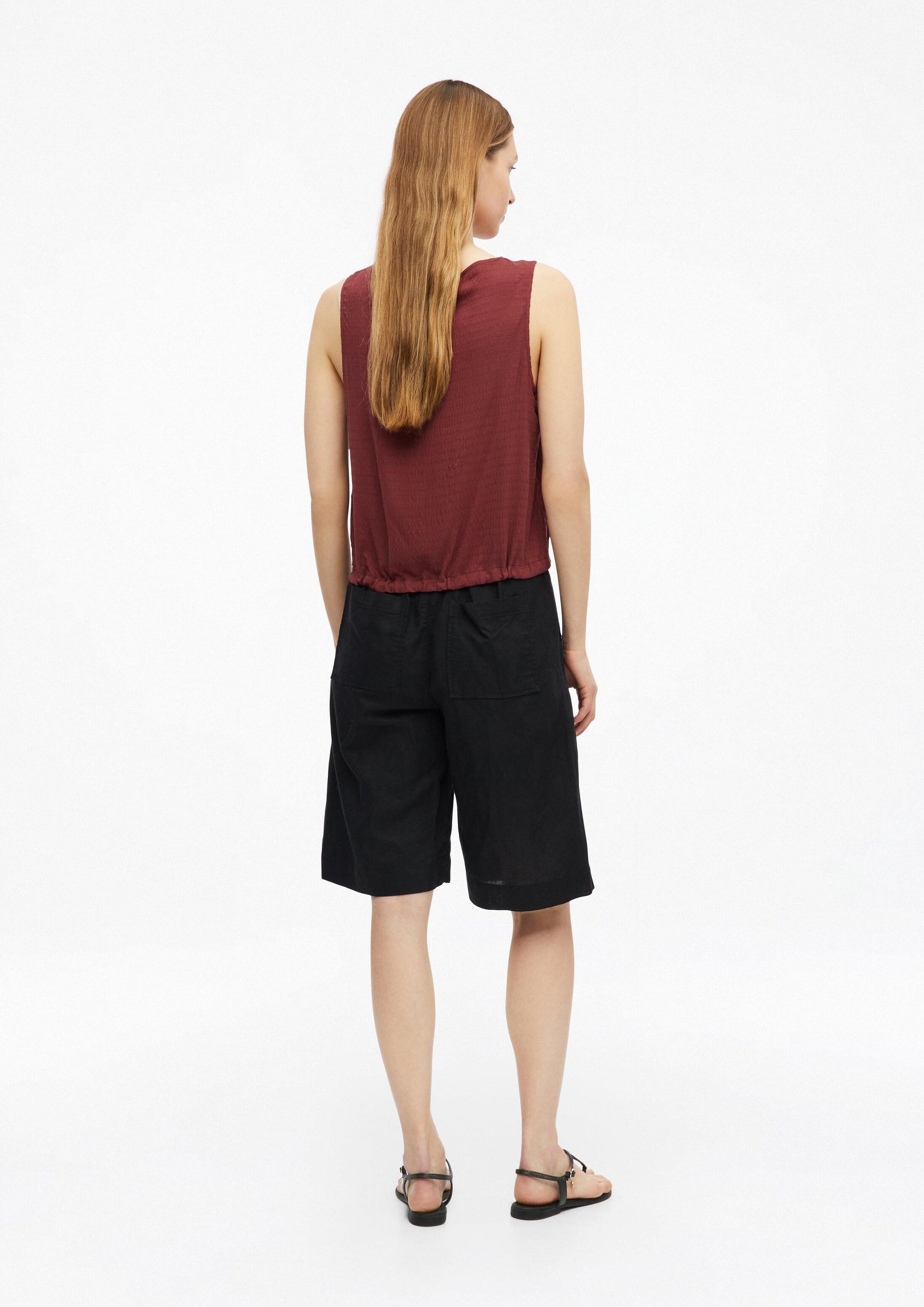 s.Oliver Blusentop Bluse Top aus Viskosemix mit regulierbarem Bund