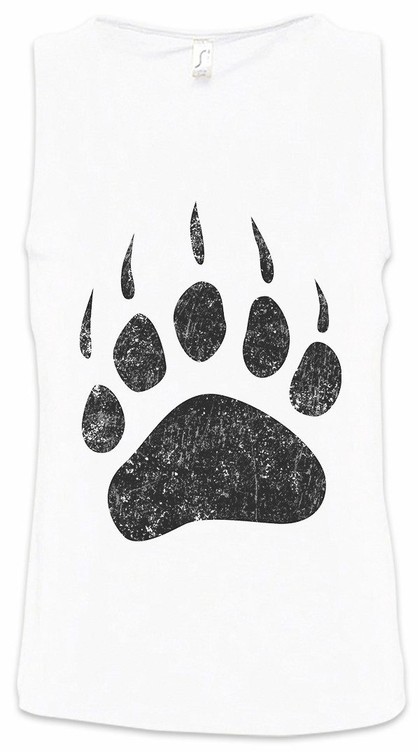 Urban Backwoods Tanktop Bear Paw Ärmelloses T-Shirt Bär Kralle Tatze Pfote Jäger Jagd Hunter Hunt Hunting Hillbilly Redneck