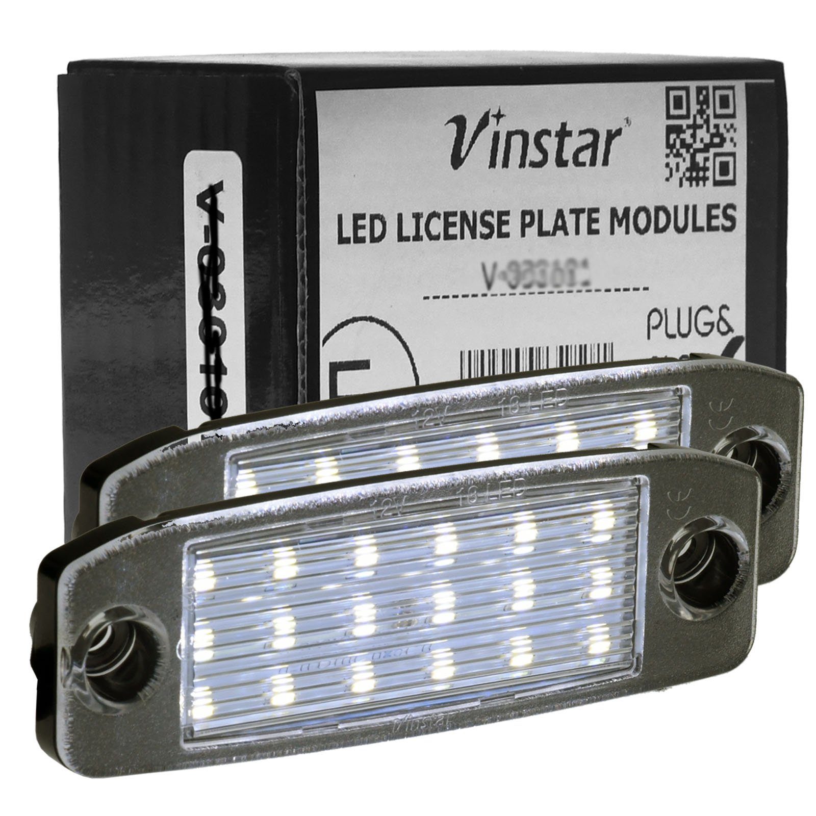 Vinstar KFZ-Ersatzleuchte LED Kennzeichenbeleuchtung E-geprüft für KIA, KIA Sportage (SL) 2011-2015