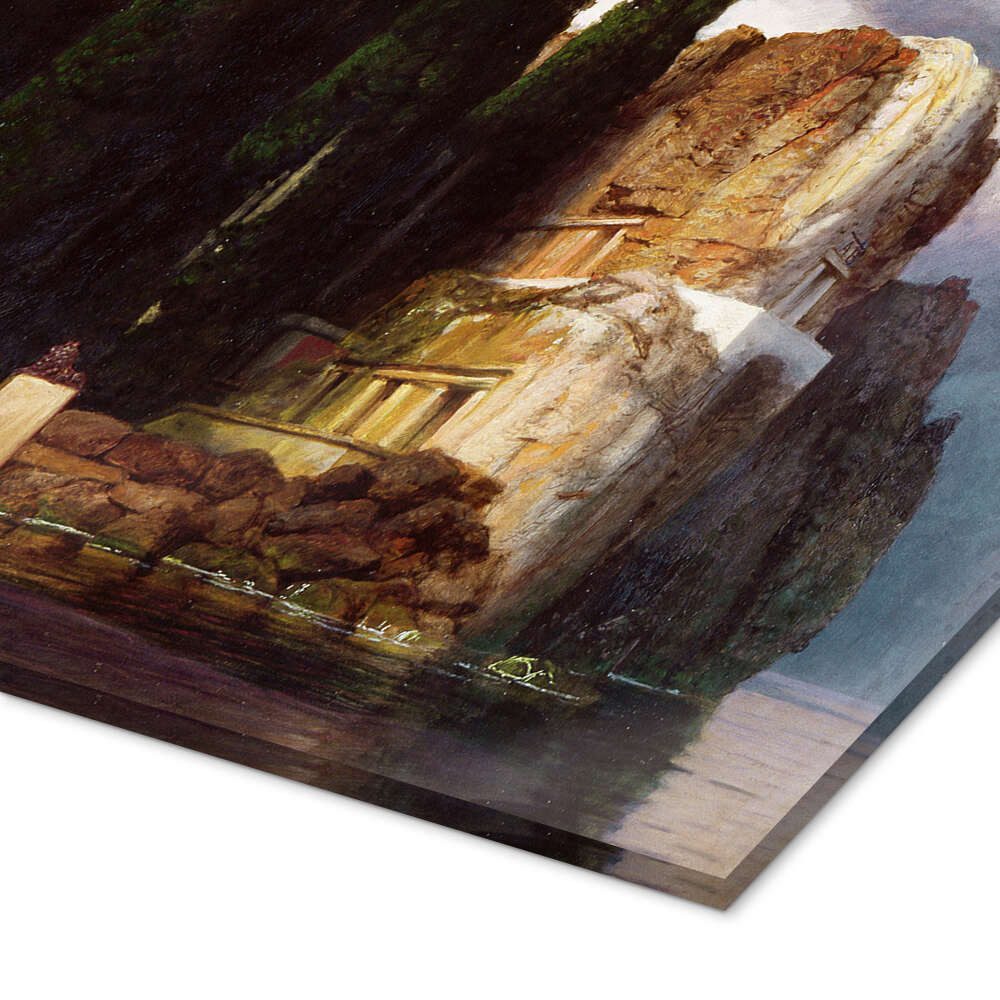 Posterlounge Wandbild Die Toteninsel, Arnold Böcklin, erhältlich als Poster, Leinwandbild, Wandsticker oder Acrylglasbild