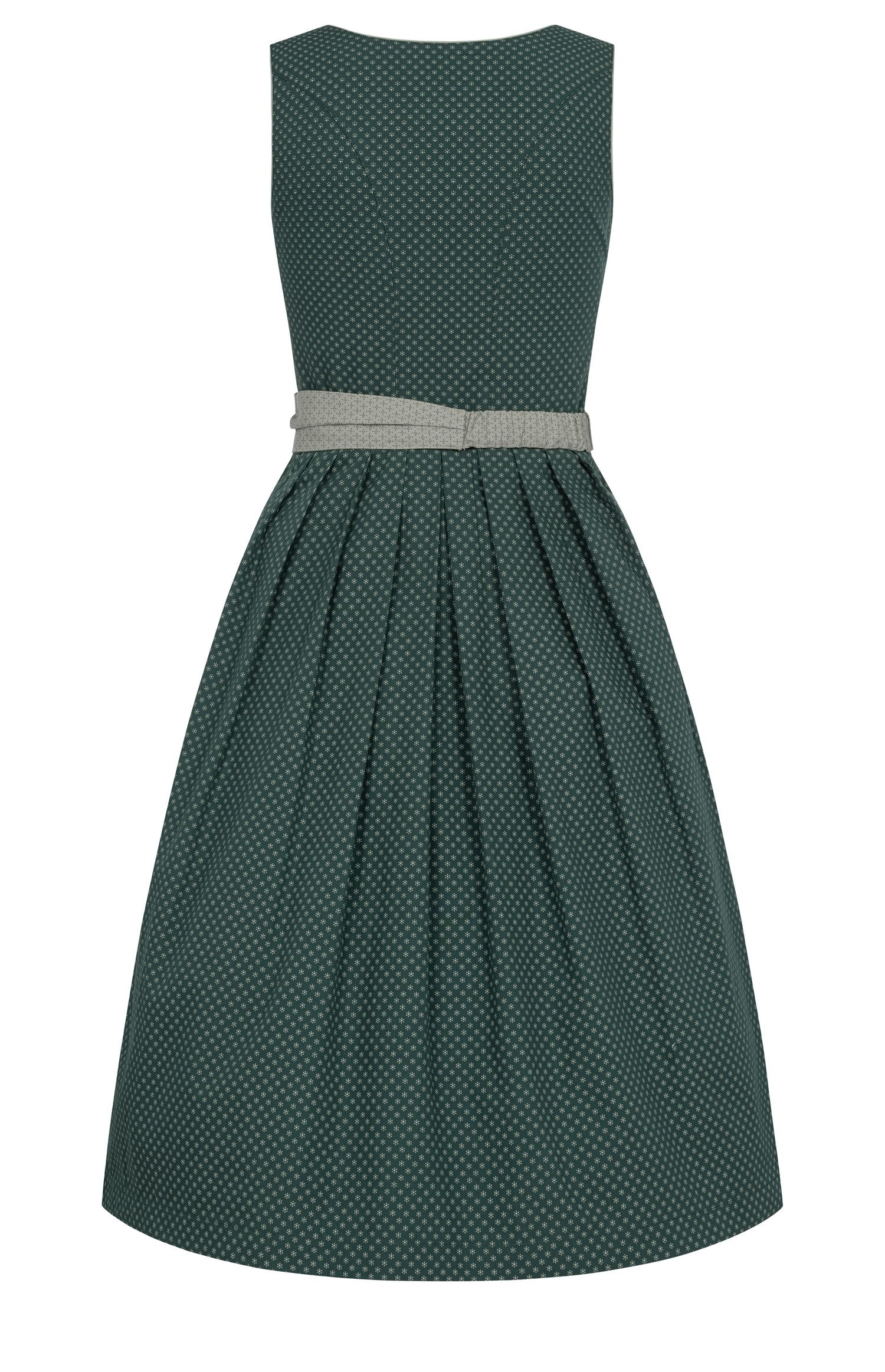 Nübler Trachtenkleid Midi Dirndl Petra in Grün von Nübler - Rocklänge 60 cm