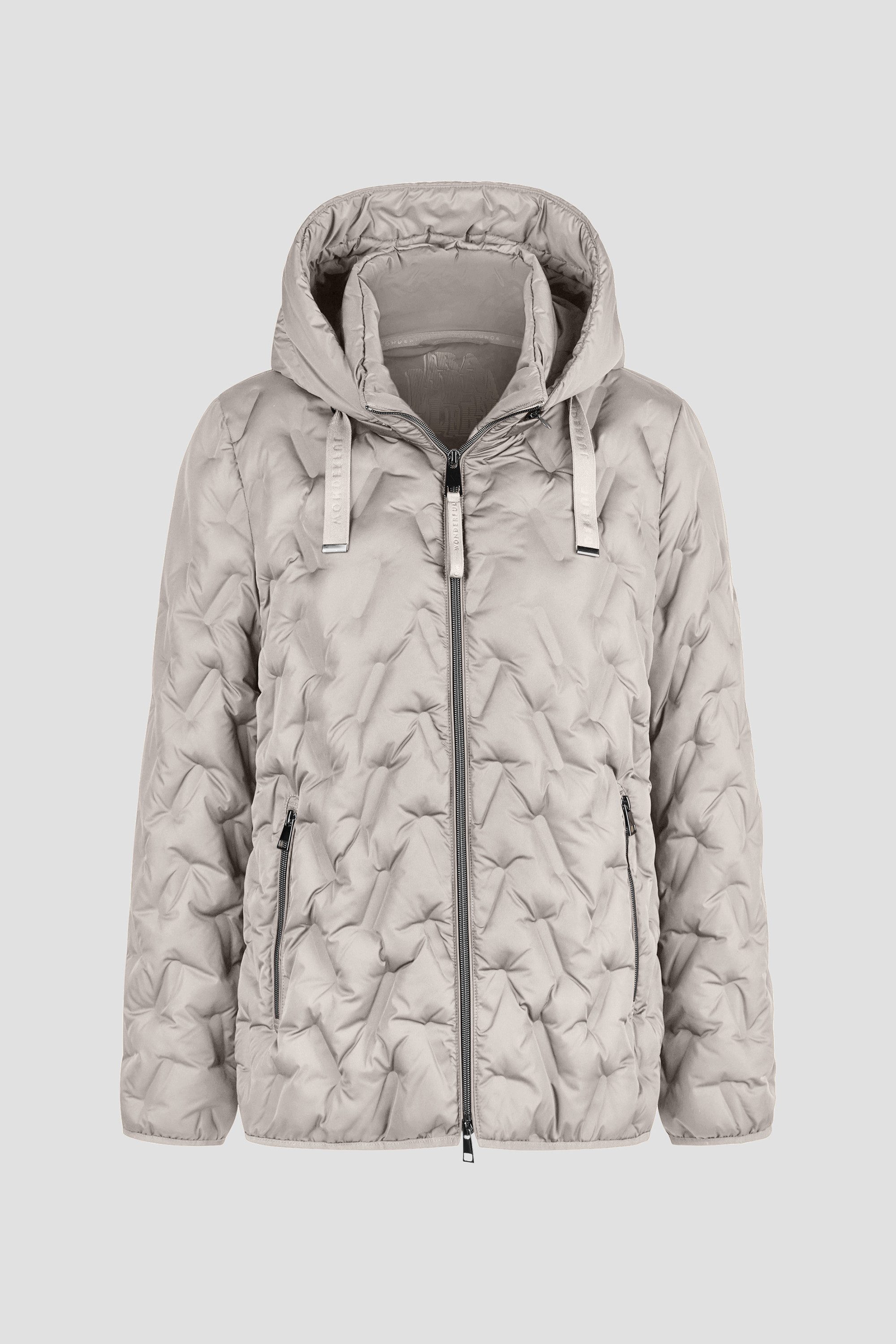 Barbara Lebek Steppjacke Übergangsjacke, Herbstjacke oder Damenjacke mit abnehmbarer Kapuze
