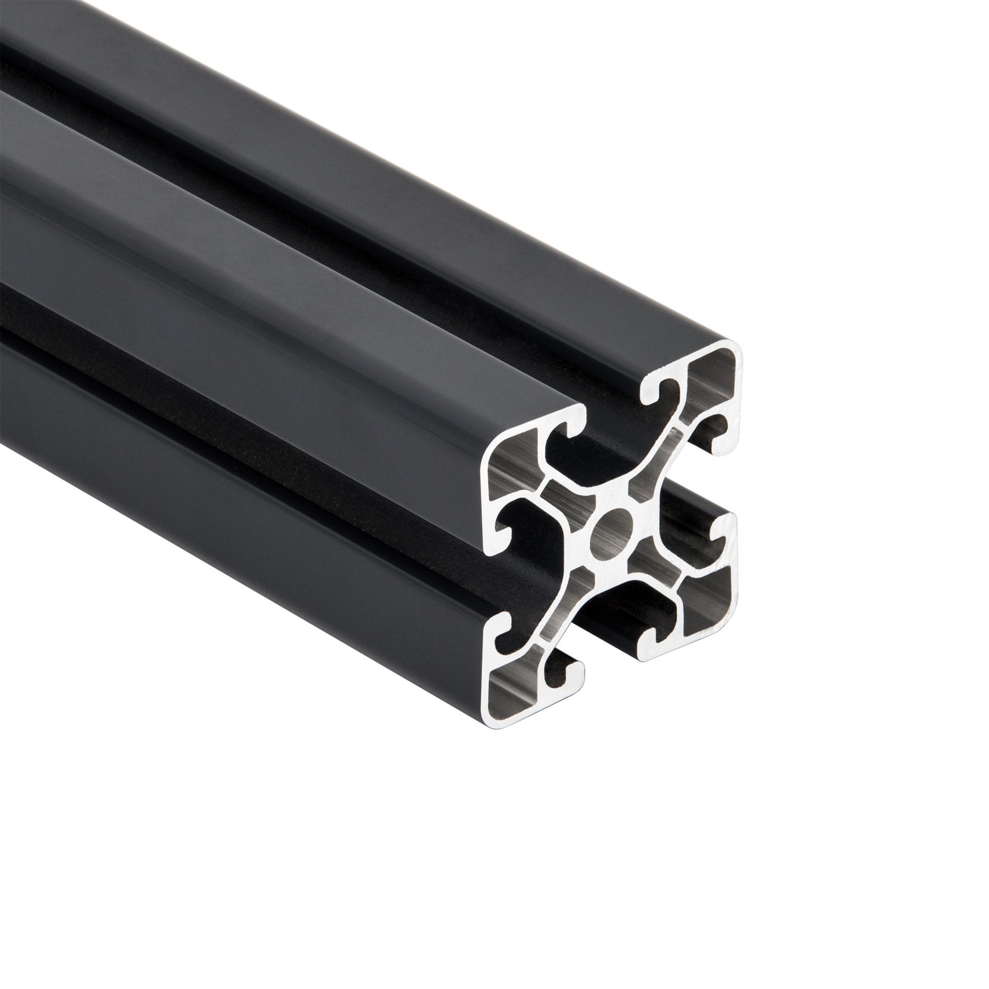 SCHMIDT systemprofile Profil 2m Aluminium Strebenprofil 40x40mm Nut 8 Anthrazit 4040 Nutprofil