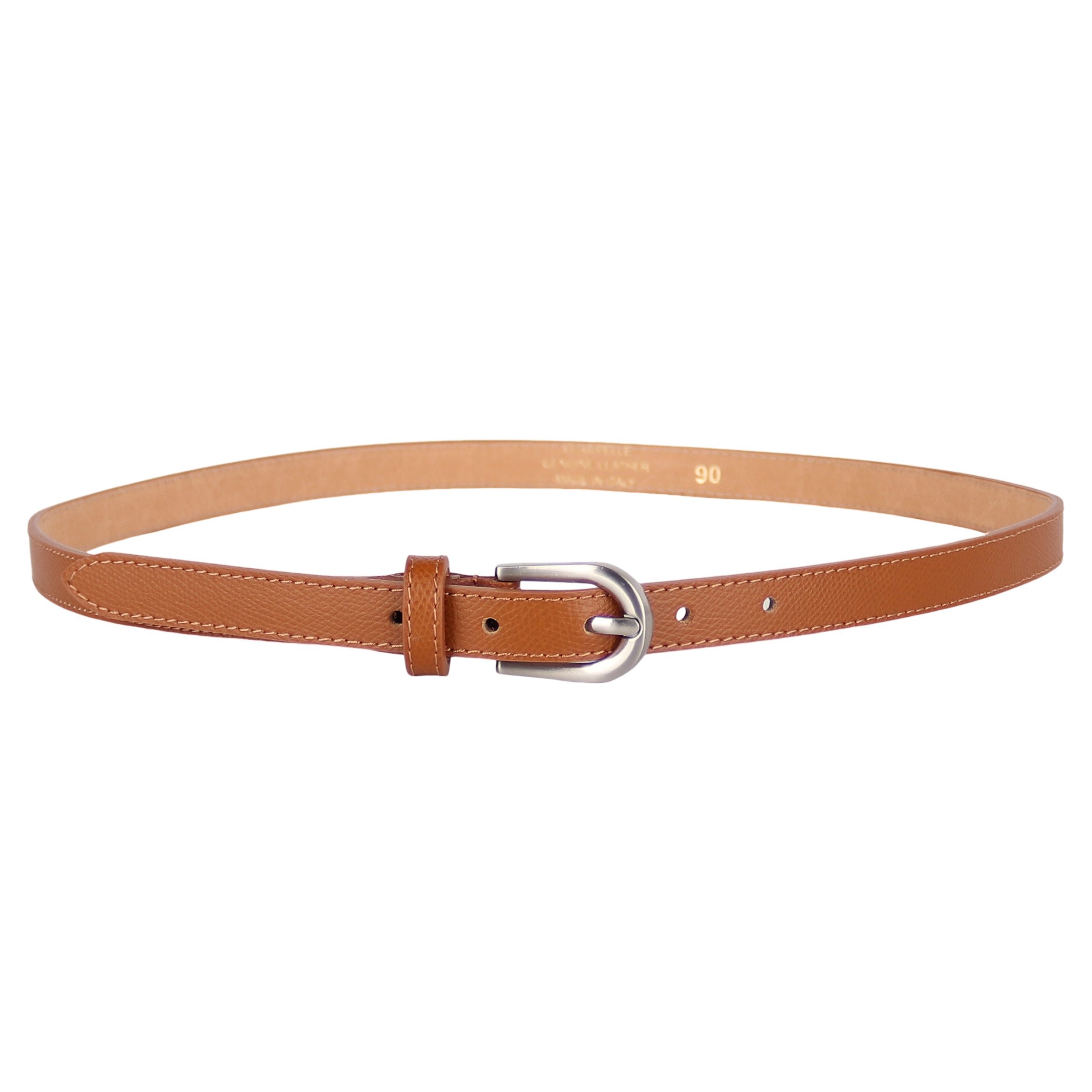 Ledergürtel Damen Gürtel Echtleder, Made in Italy, 18mm breit