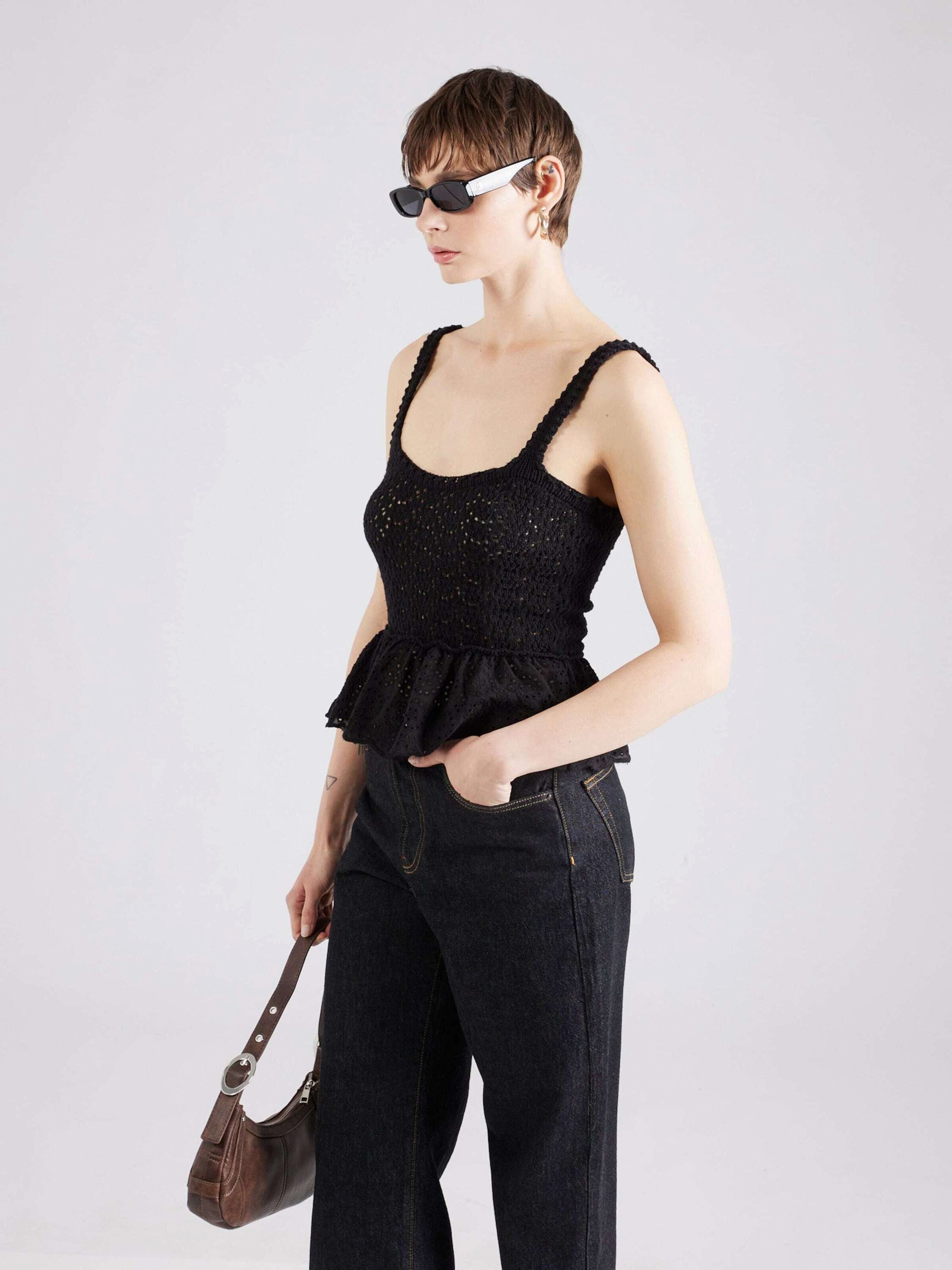 ONLY Shirttop CHRISSIA (1-tlg) Volant
