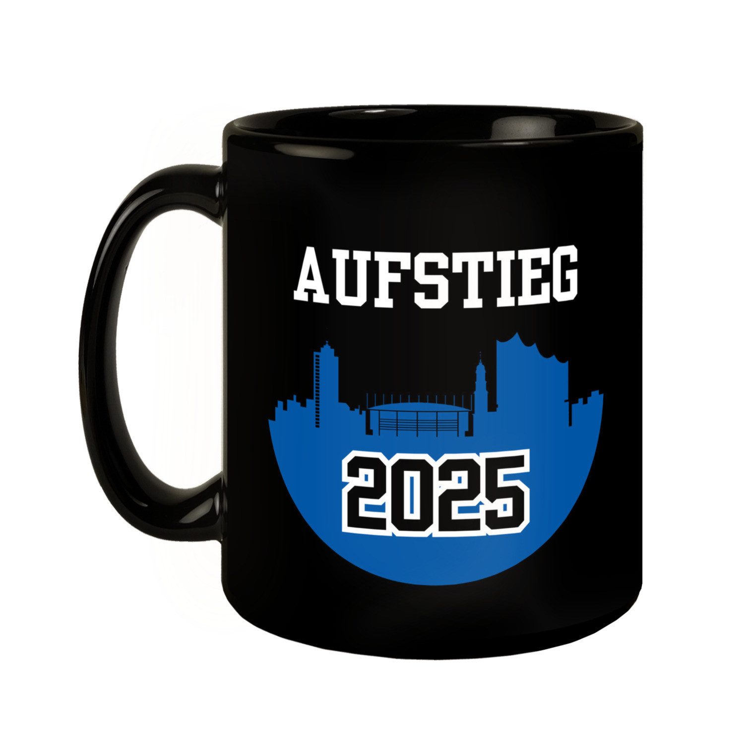 speecheese Tasse Hamburg Skyline Aufstieg 2025 Tasse für Fußballfans