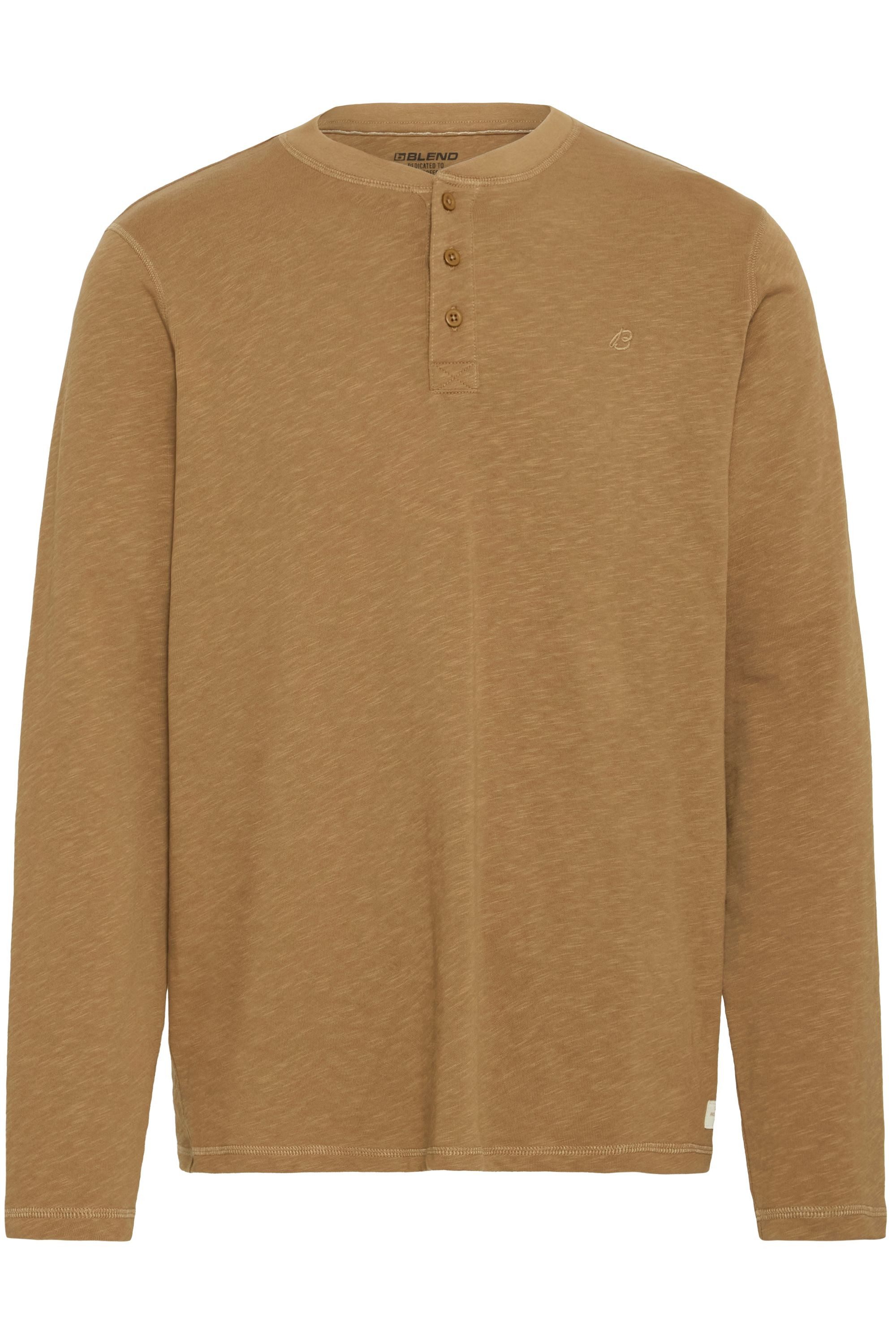 Blend Longsleeve BHTee Lässiges Longsleeve mit Knopfleiste günstig online kaufen