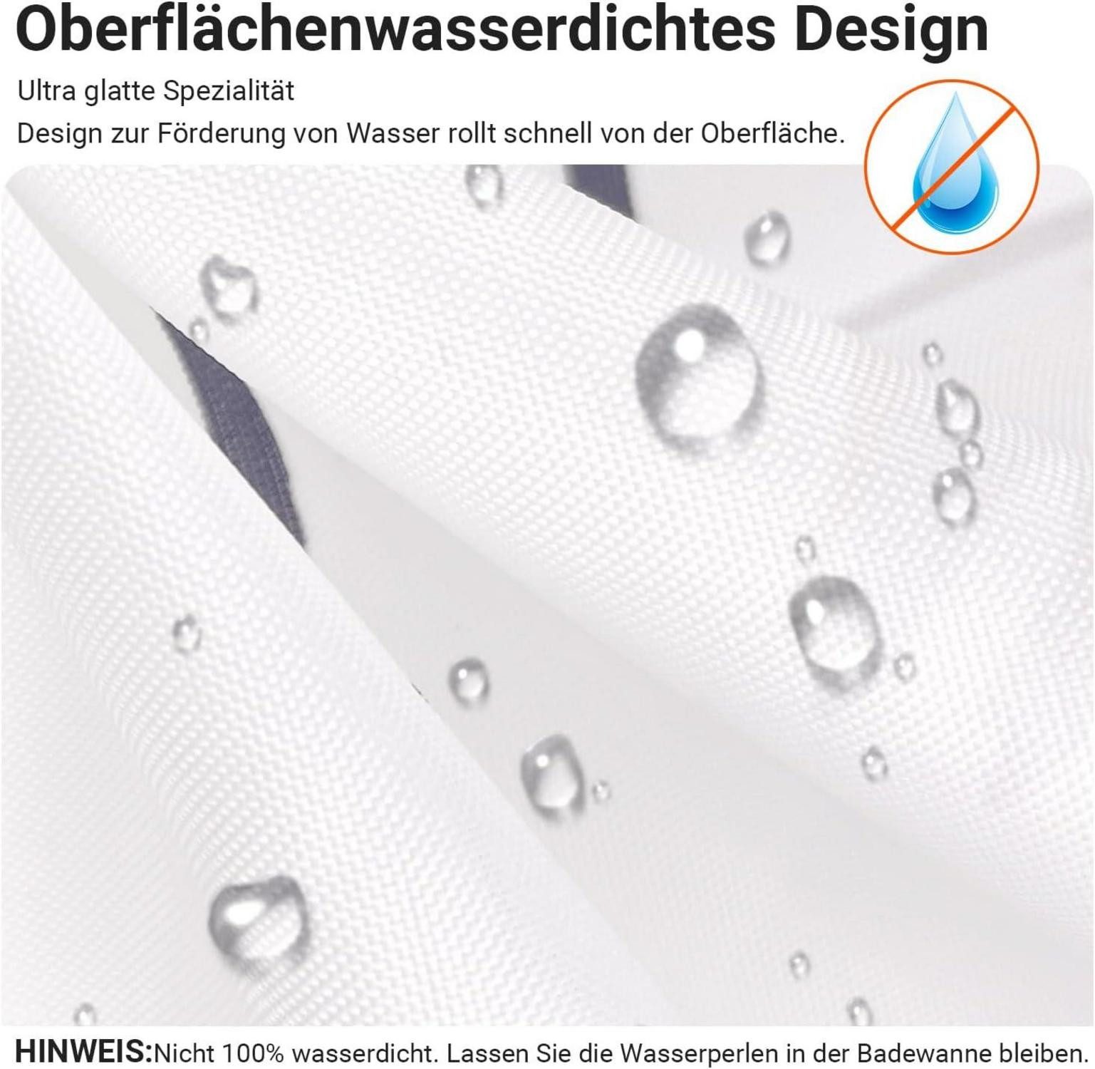 Lerores Duschvorhang Duschvorhang Weizenohr 240x200cm antischimmel günstig online kaufen