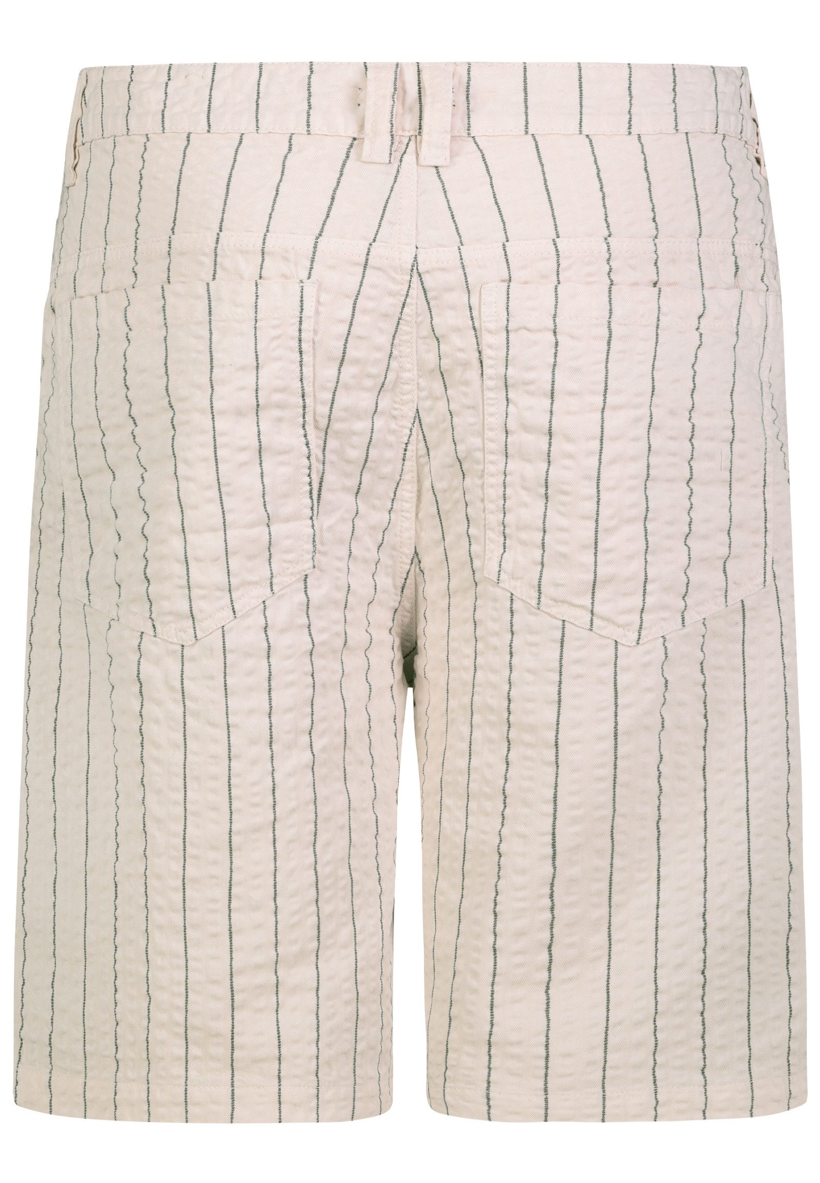 Eight2Nine Shorts Herren Baggy Shorts mit Streifen Baumwoll-Twill, Streifenmuster