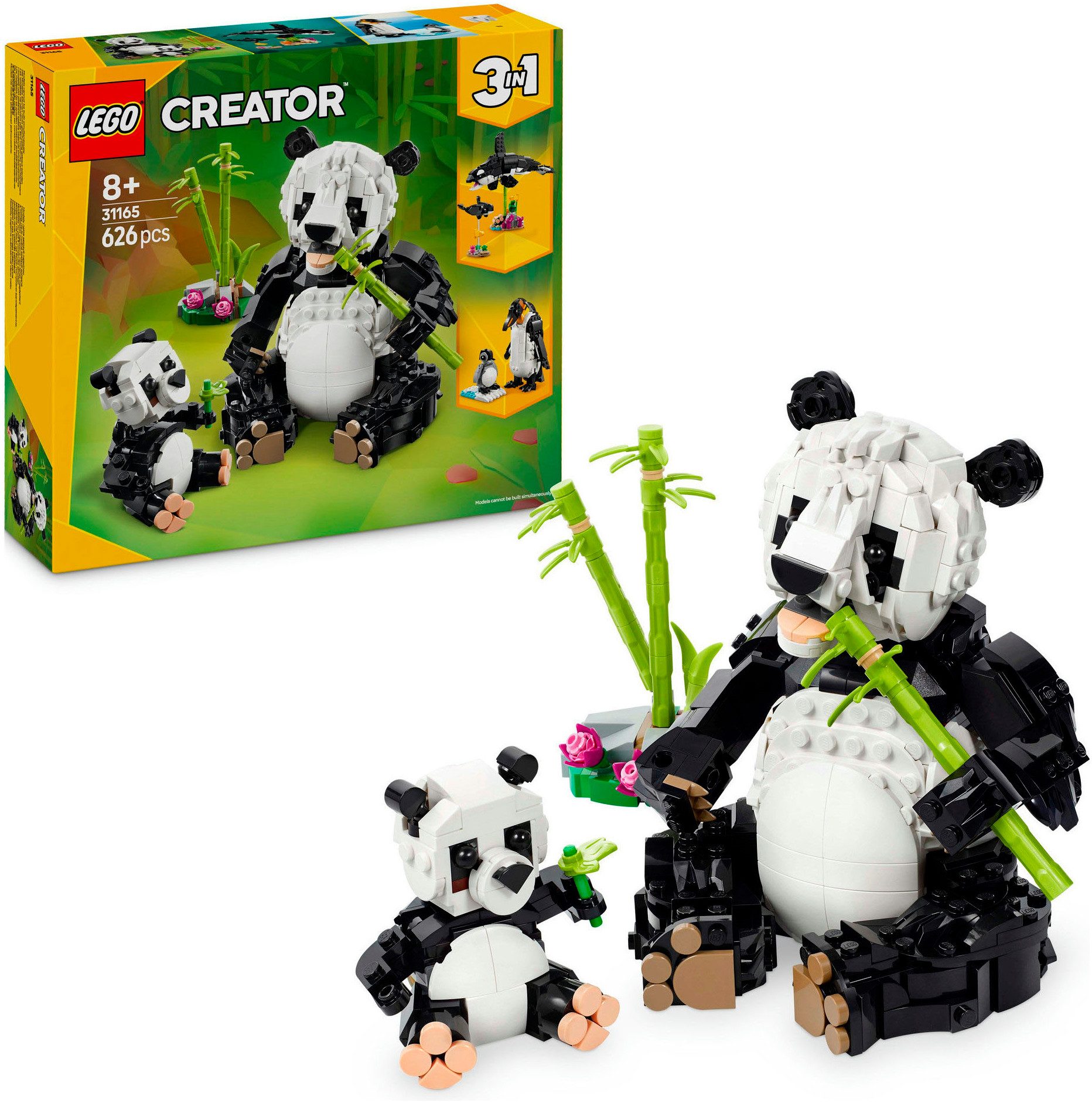 LEGO® Wilde Tiere: Pandafamilie (31165), LEGO Creator Konstruktionsspielste günstig online kaufen